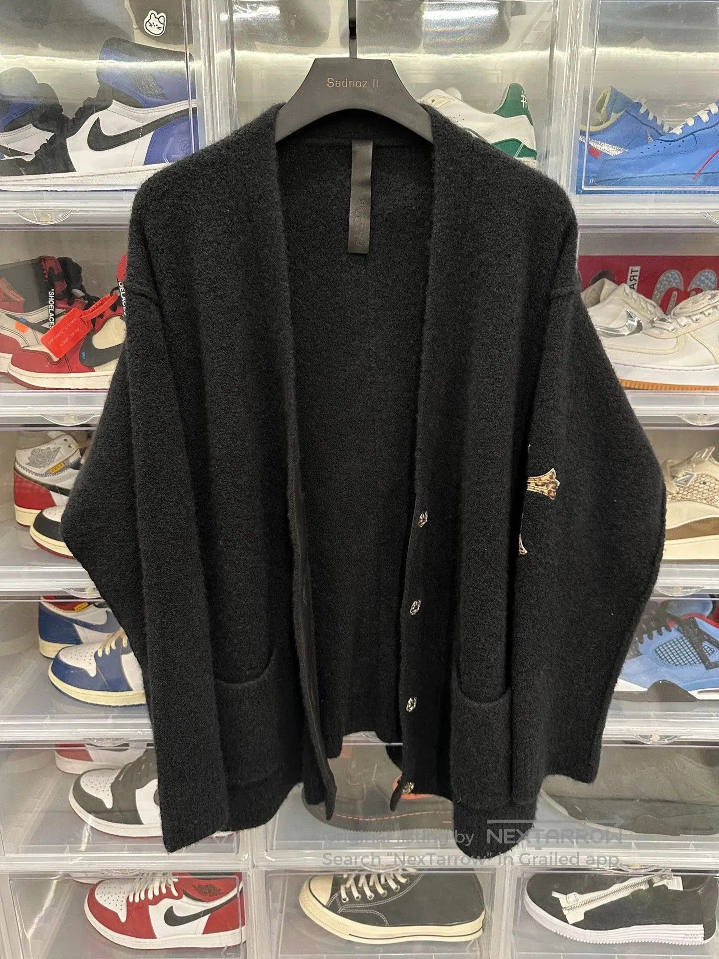 Chrome Hearts chrome hearts leopard print cardigan in cashmere. Size US L / EU 52-54 / 3 - 3 Thumbnail
