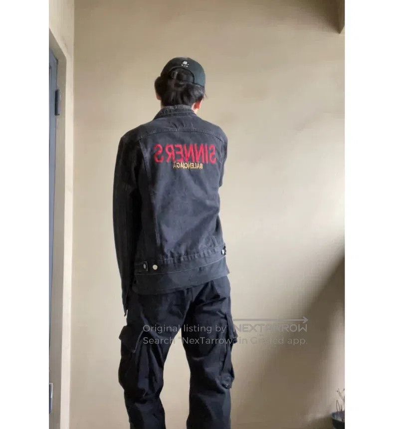 Balenciaga Balenciaga Sinner Destroyed Distressed Denim Jacket Size US S / EU 44-46 / 1 - 9 Thumbnail
