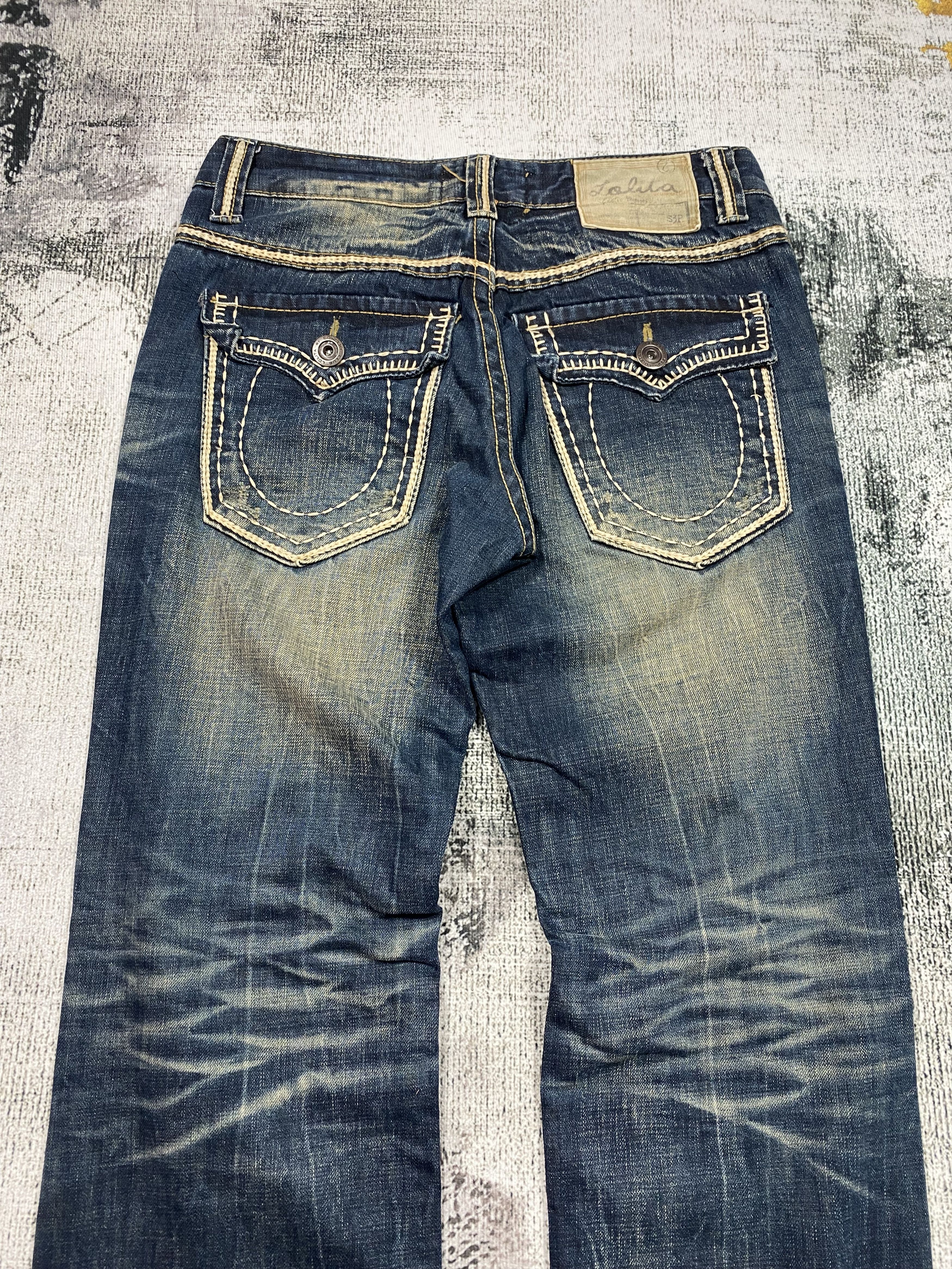 Japanese Brand RARE🔥Distressed Rusty Exotic Vintage Denim Lolita Jeans Size US 30 / EU 46 - 10 Thumbnail