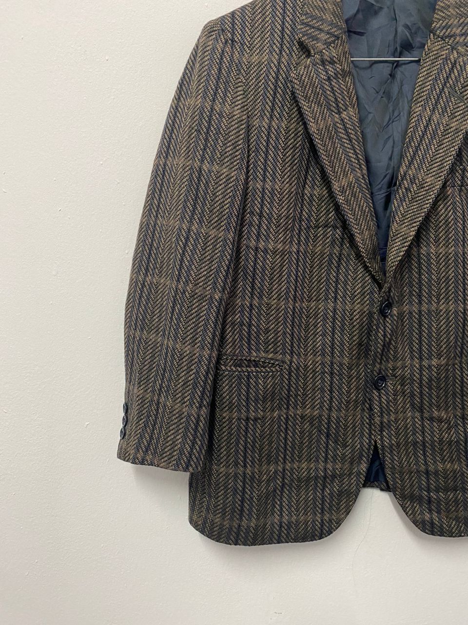 Burberry Prorsum × Vintage Vintage Burberry Prorsum Checkered Coat Blazer Jacket Size 38R - 3 Thumbnail