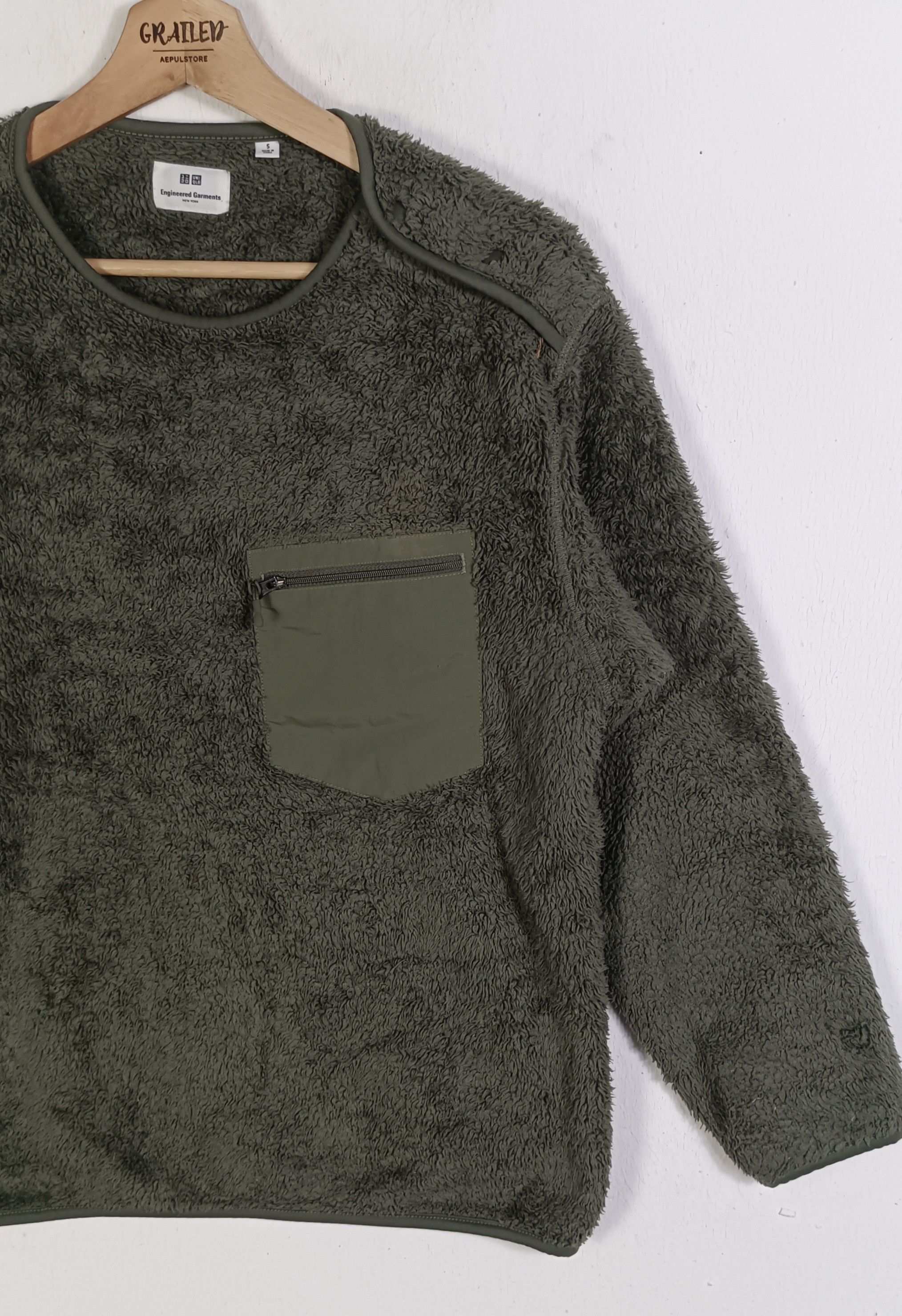 Engineered Garments × Japanese Brand × Uniqlo Engineered Garments Fleece Single Pocket Size US M / EU 48-50 / 2 - 5 Thumbnail