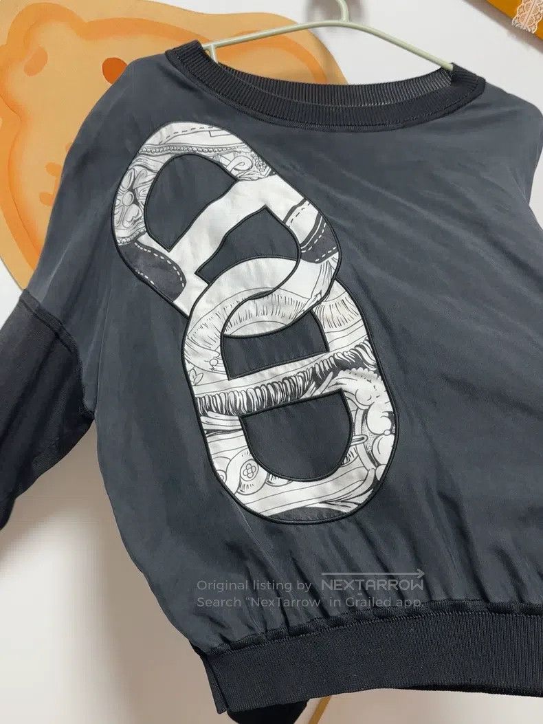 Hermes Hermes Black long sleeve crewneck Size XS / US 0-2 / IT 36-38 - 5 Thumbnail