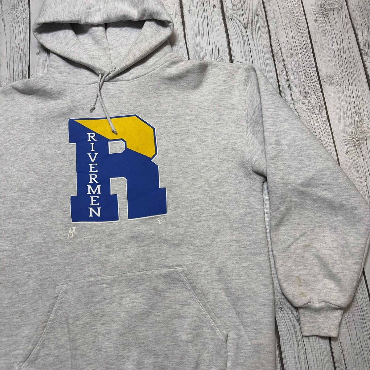 Jerzees × Vintage Vintage Peoria Rivermen hoodie Size US L / EU 52-54 / 3 - 3 Thumbnail