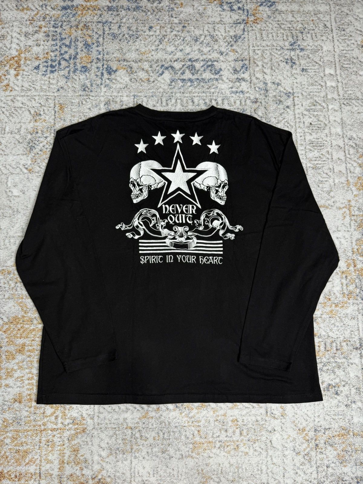 Hysteric Glamour Cds skull art punk style long sleeve Size US XL / EU 56 / 4 - 1 Thumbnail