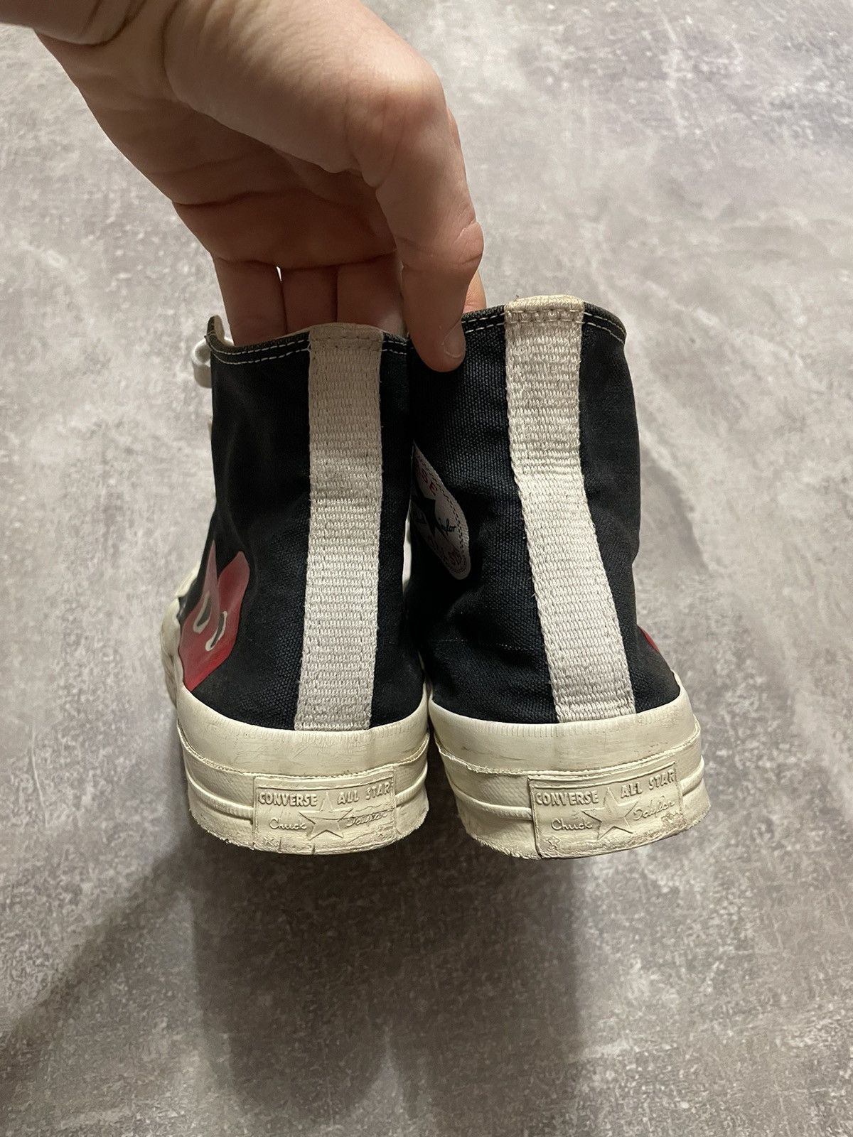 CDG by Comme des Garcons × Comme des Garcons × Converse Comme Des Garcons CDG PLAY x Converse Chuck Taylor High 42.5 Size US 9 / EU 42 - 6 Thumbnail
