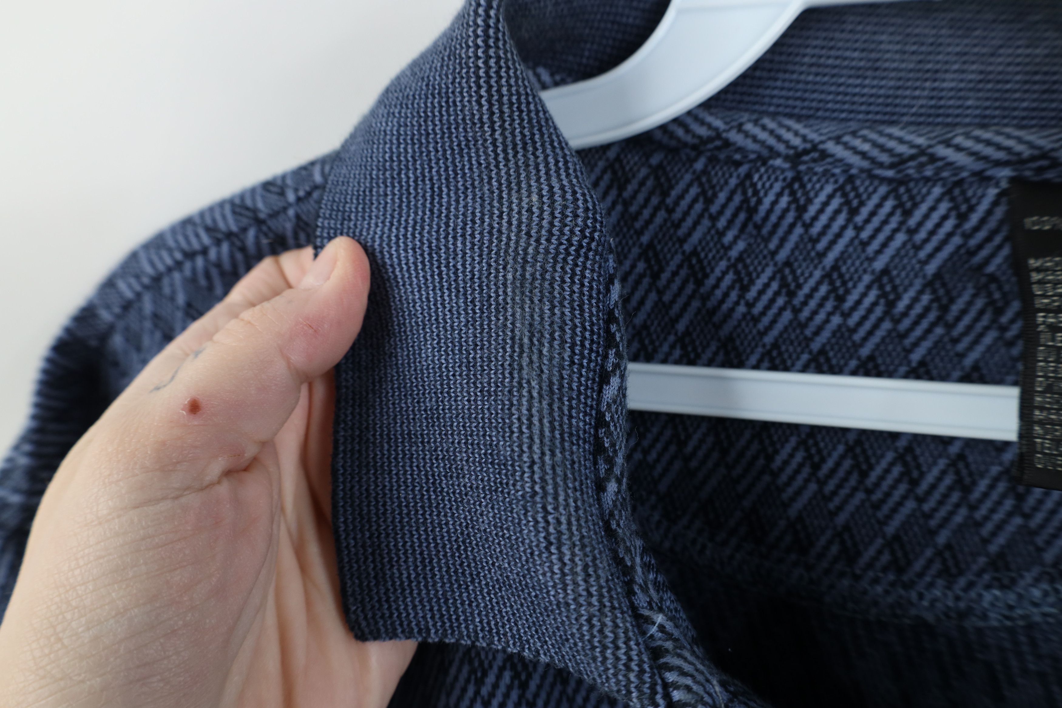 Vintage Vintage 90s Streetwear Collared Long Sleeve Polo Blue USA Size US M / EU 48-50 / 2 - 6 Thumbnail