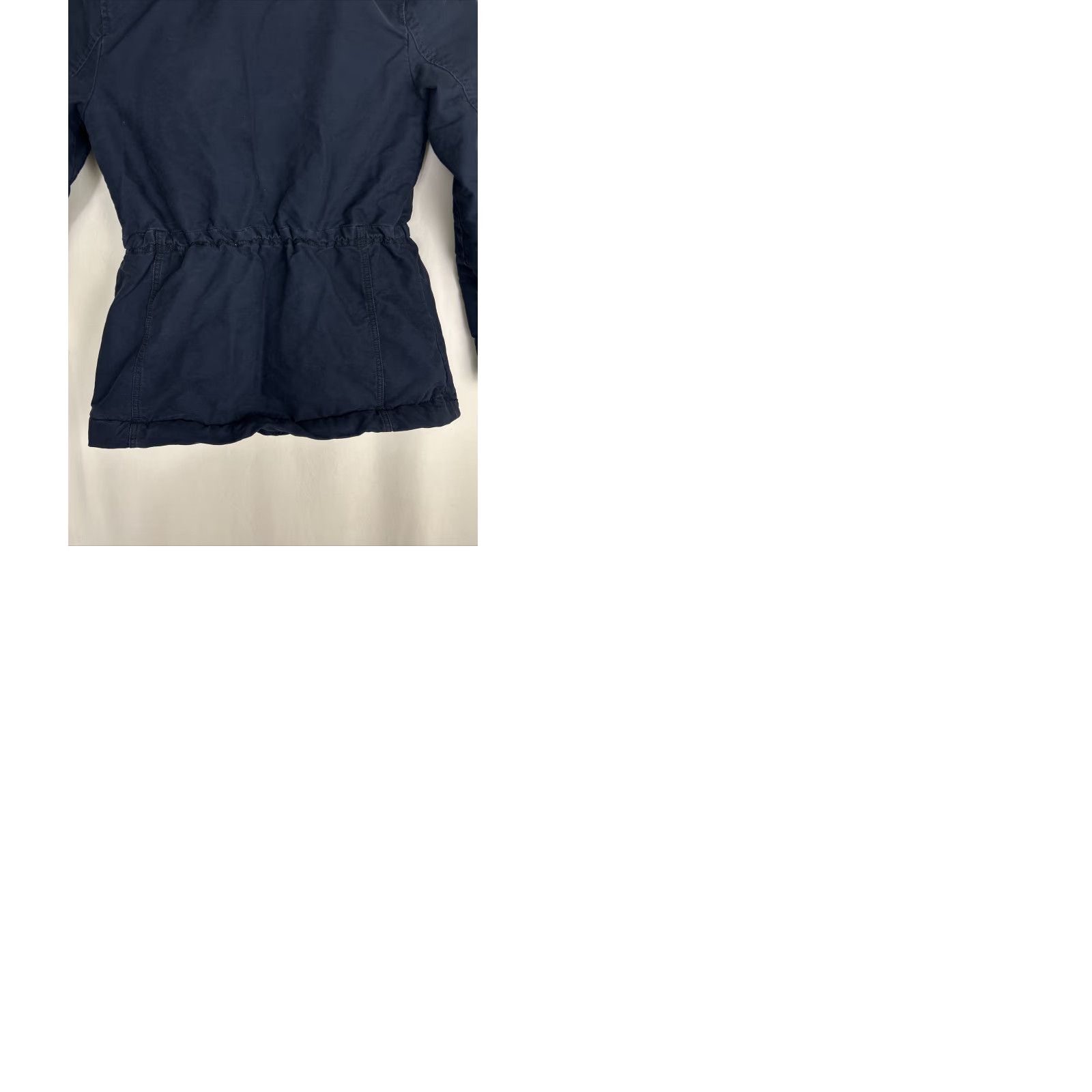 Abercrombie & Fitch Abercrombie & Fitch Jacket Blue Long Coat Full Zip Lined Sherpa Embroidered Logo Pocket Button Womens Size S Regular Size S / US 4 / IT 40 - 10 Thumbnail