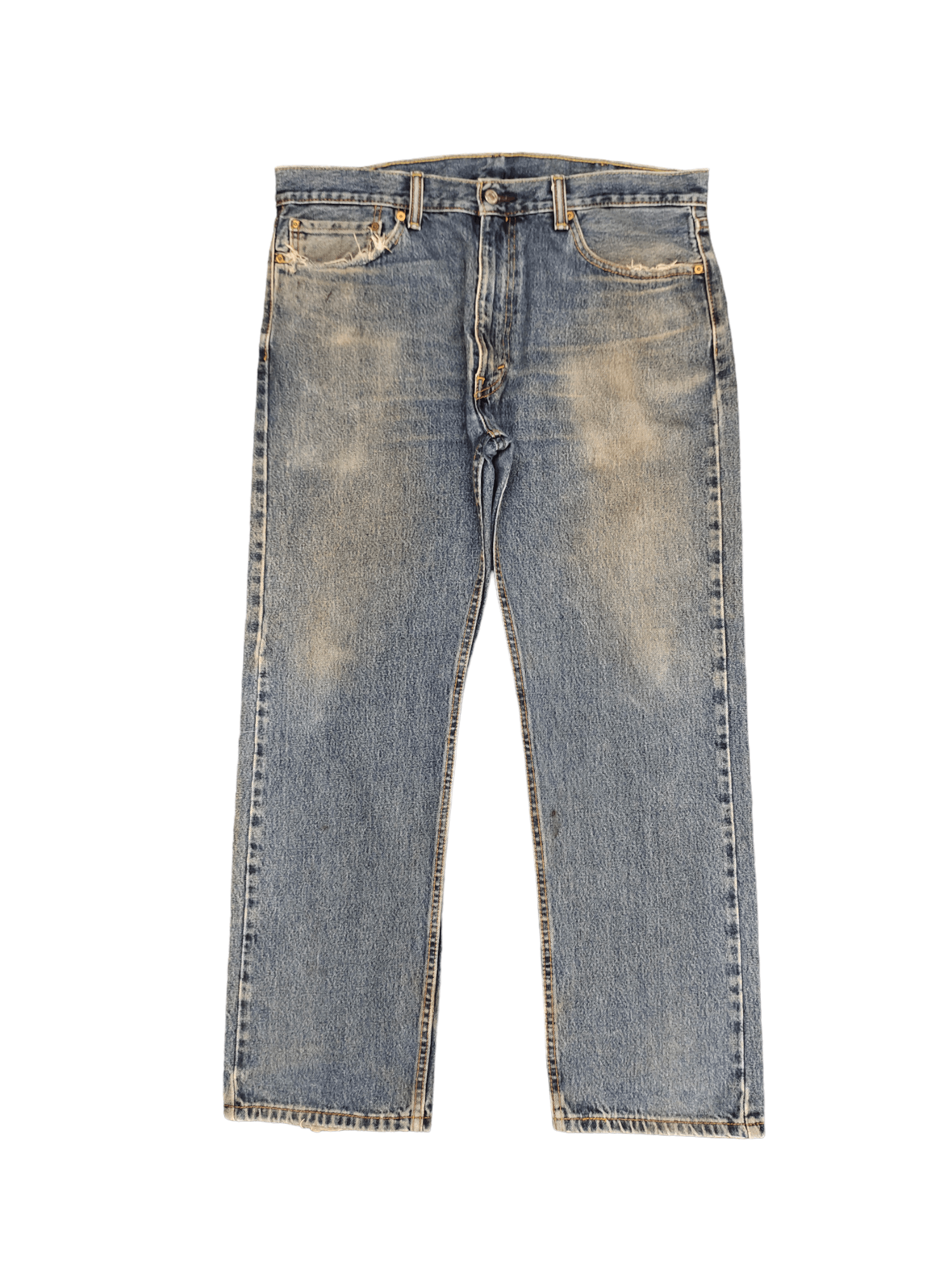 Levi's Vintage Clothing Size 38x29 Vintage Levis 505 Denim Jeans Distressed Size US 38 / EU 54 - 1 Thumbnail