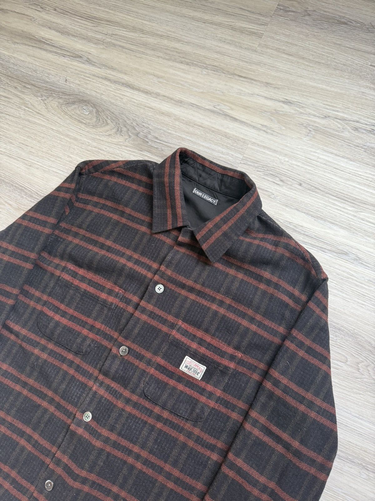 Our Legacy × Stussy Our Legacy Stussy Heusen Flannel Shirt Size US S / EU 44-46 / 1 - 3 Thumbnail