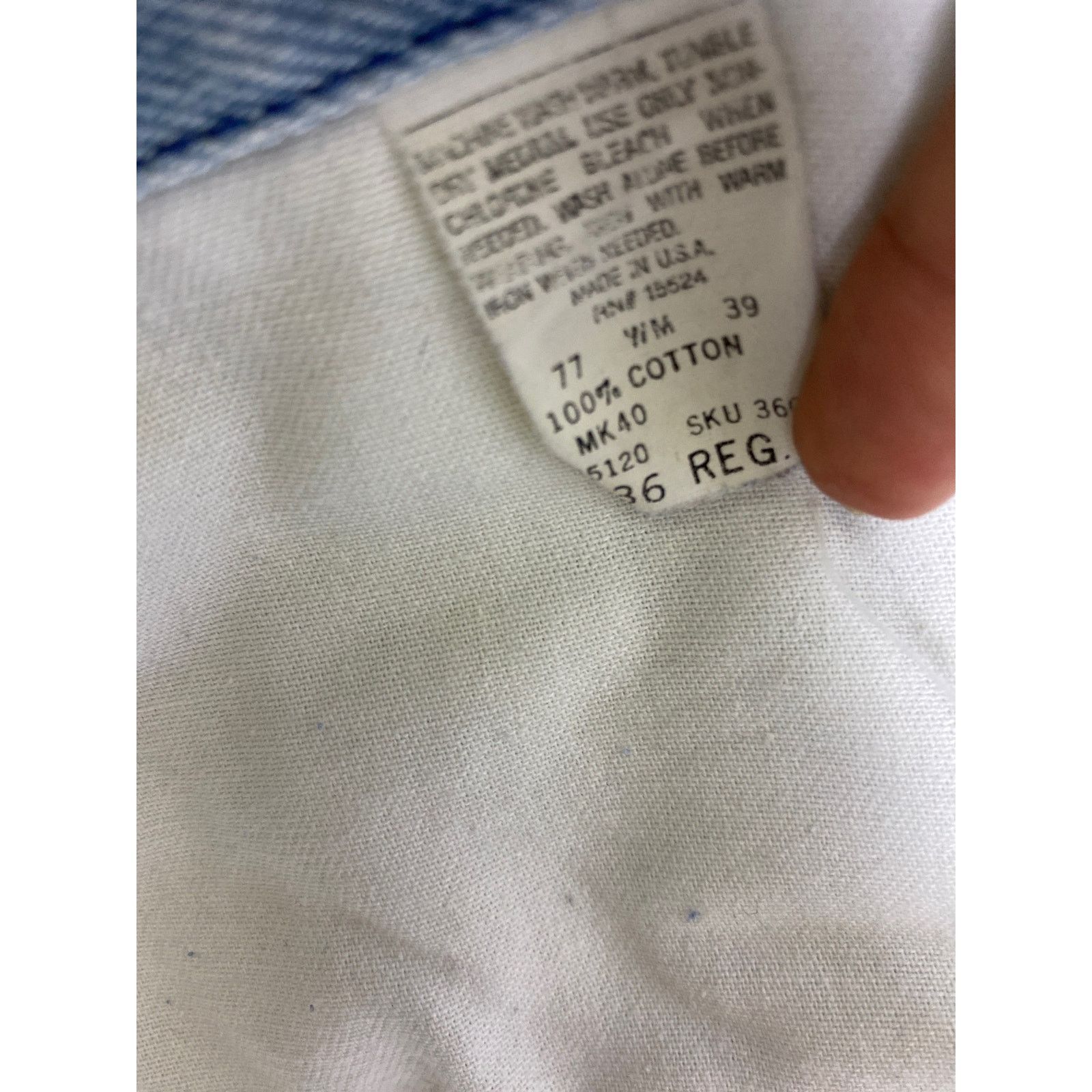 Levi's Vintage USA Roebucks Denim Tucker Jacket 36 Women XS Size XS / US 0-2 / IT 36-38 - 5 Thumbnail