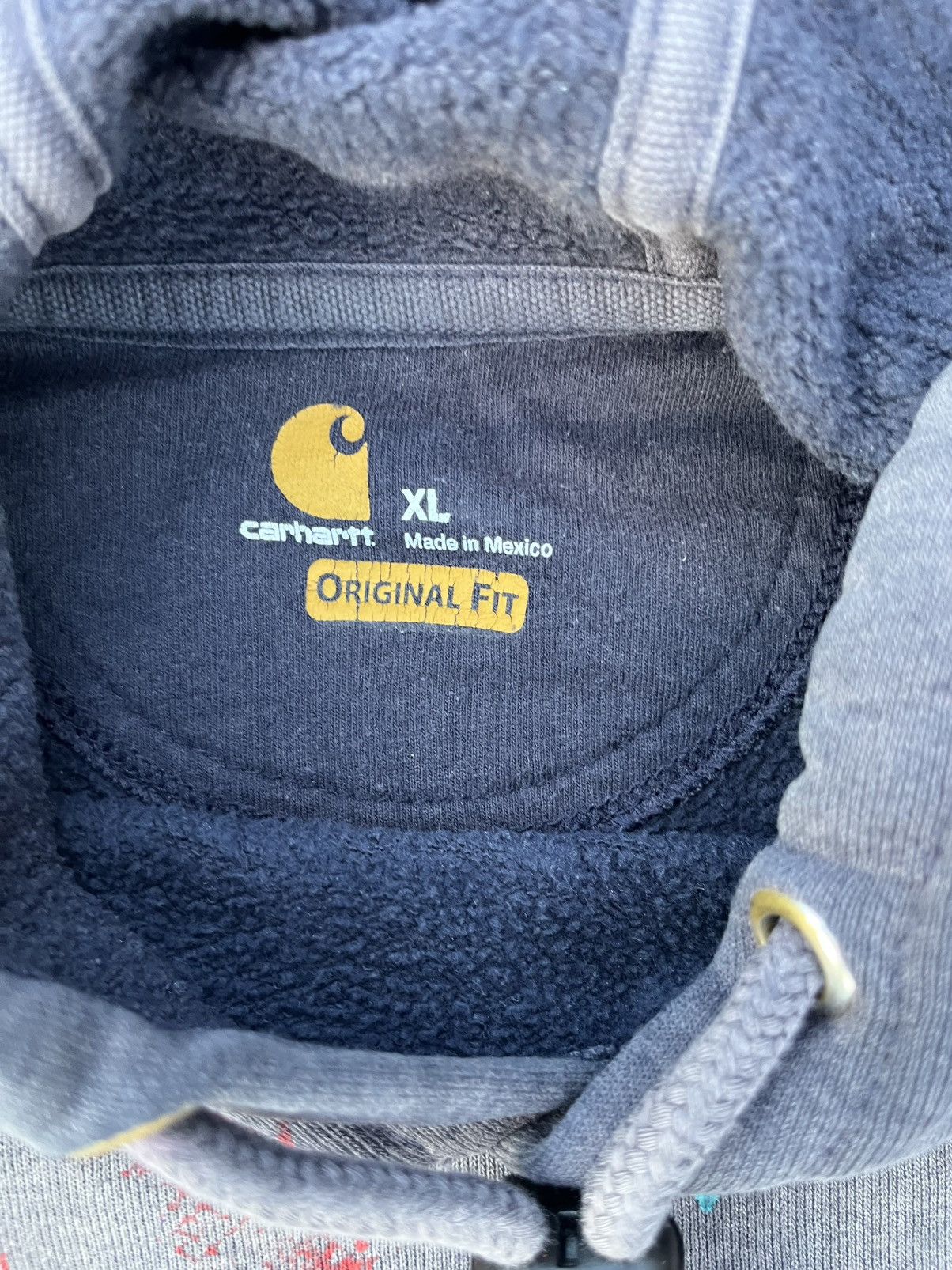 Carhartt × Carhartt Wip Custom Carhartt Hoodie Sun Fade Distressed Thrashed Size US XL / EU 56 / 4 - 8 Thumbnail