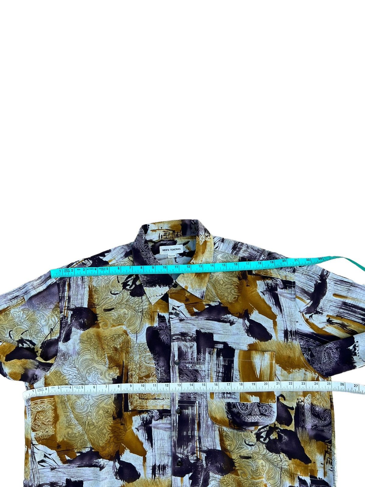 Other Vintage Men’s Tenoras Japan Abstract Art Long Sleeve Shirt Size US XL / EU 56 / 4 - 3 Thumbnail