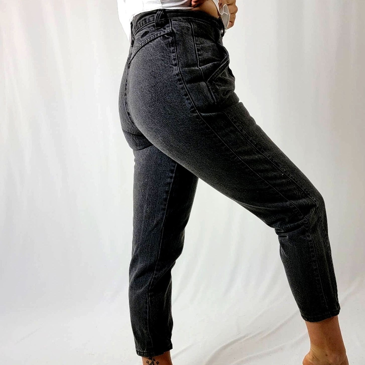 Vintage Vintage USA High Rise Mom Jeans By Chic Size 28" / US 6 / IT 42 - 1 Thumbnail