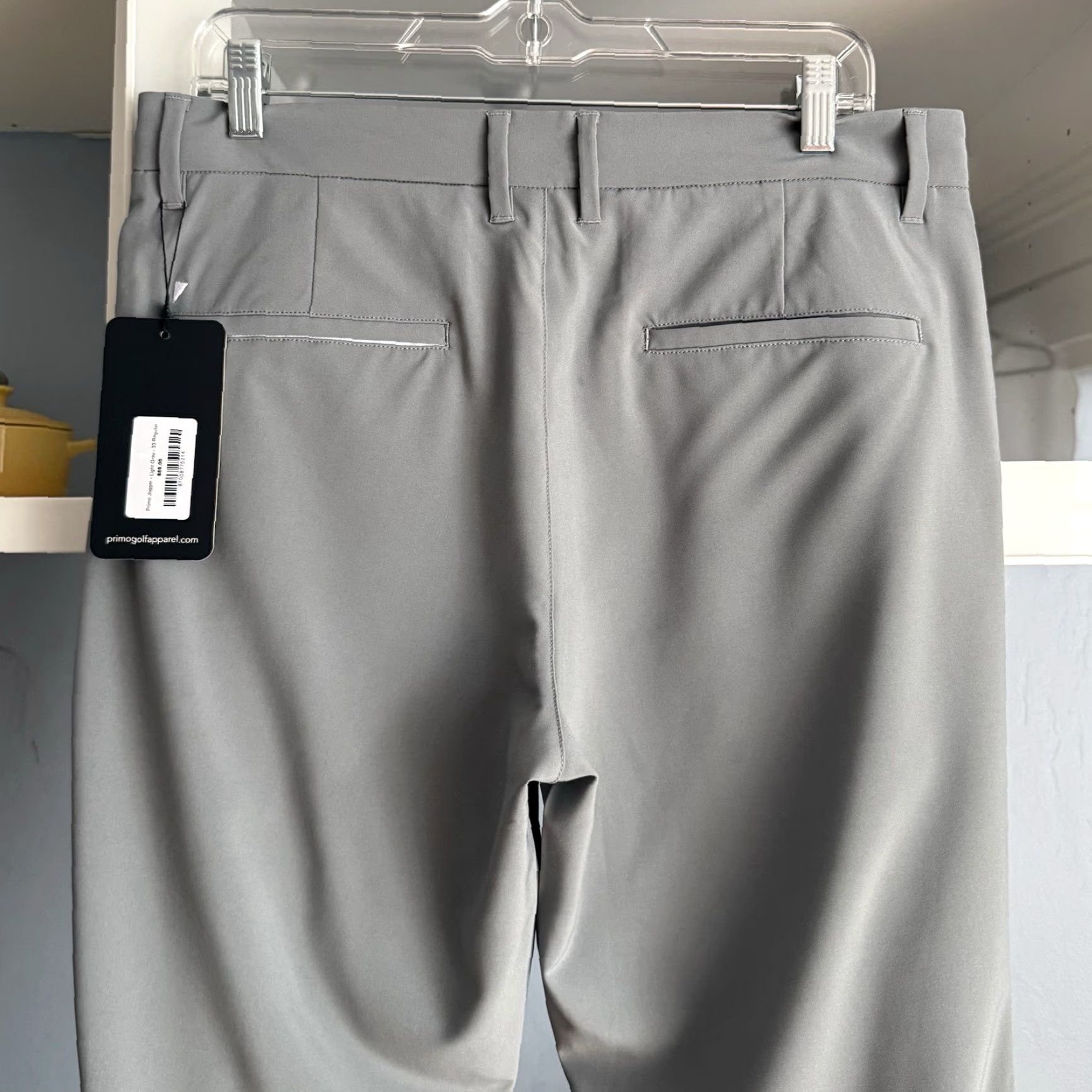 Vintage Primo Mens Light Grey Golf Jogger Pants Size 33 Regular Size US 33 - 4 Thumbnail