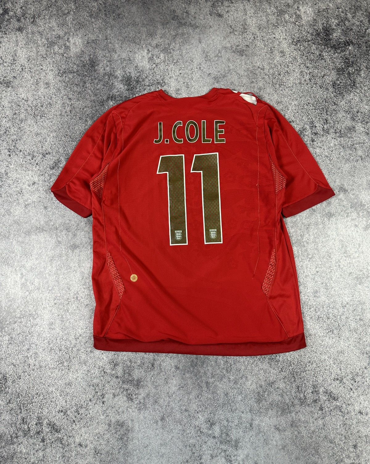 Umbro Vintage Umbro England J.Cole 11 soccer jersey very rare L Size US L / EU 52-54 / 3 - 7 Thumbnail