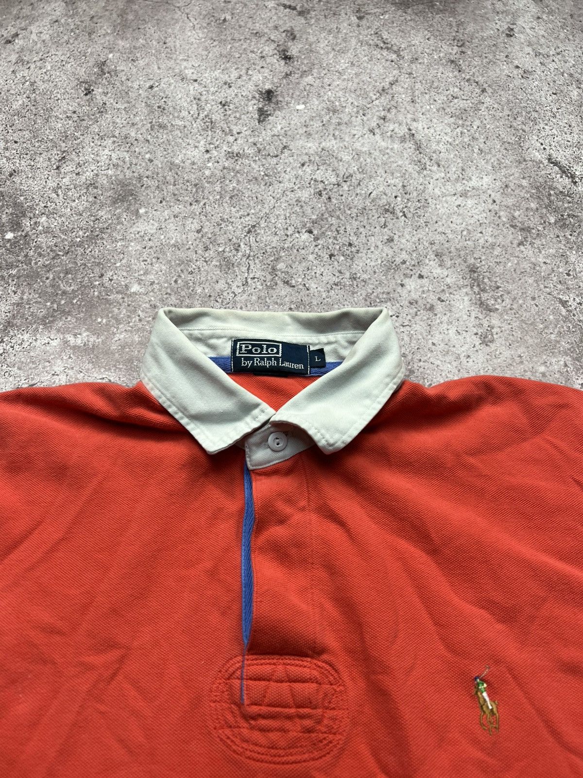 Polo Ralph Lauren 🇺🇸 90s Vintage Polo Ralph Lauren polo t-shirt Rare Retro Hype Size US L / EU 52-54 / 3 - 2 Thumbnail