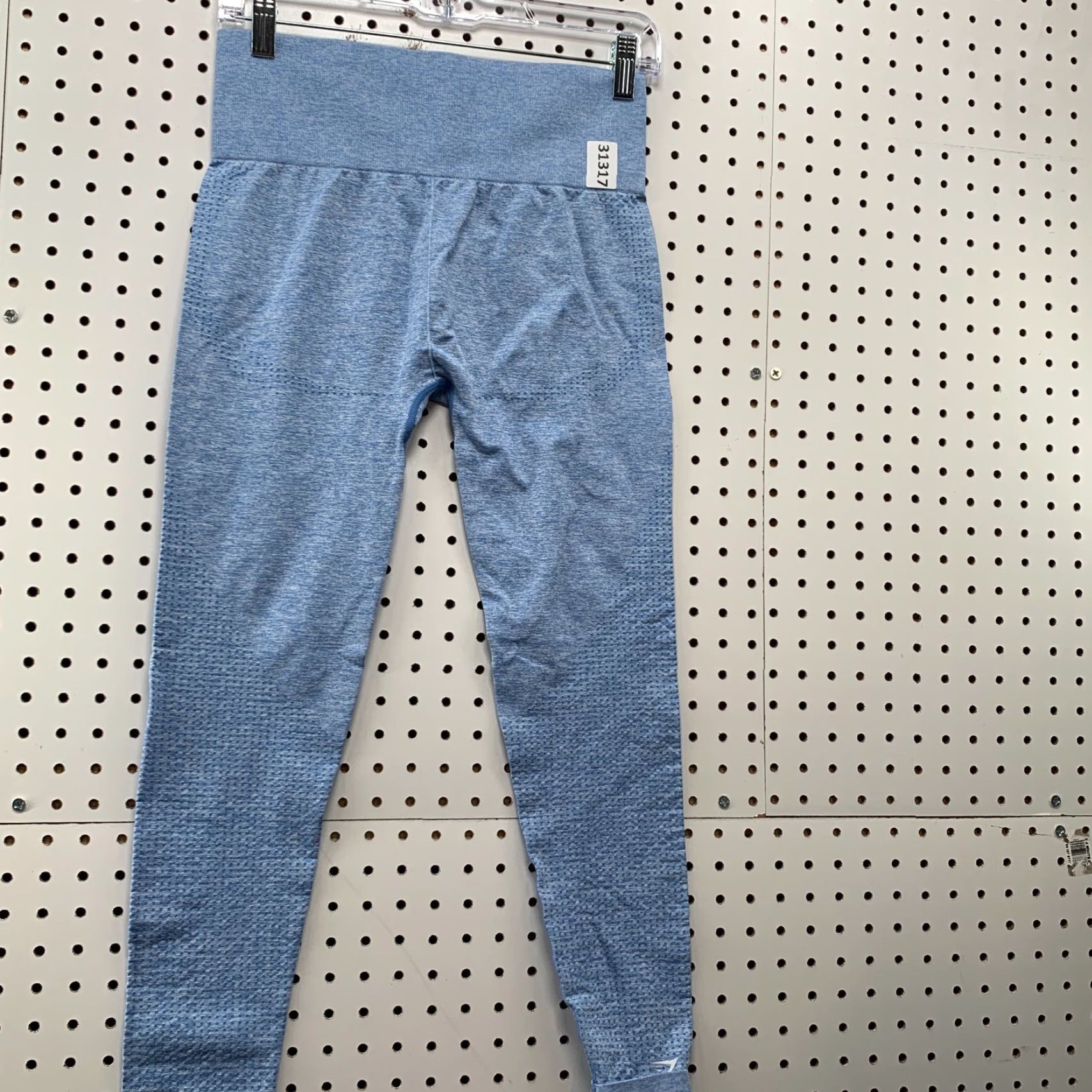 Fabletics Fabletics Yoga Leggings Pants Womens Large Sky Blue Cropped Activewear 27in Inseam Size 36" / US 14 / IT 50 - 4 Thumbnail