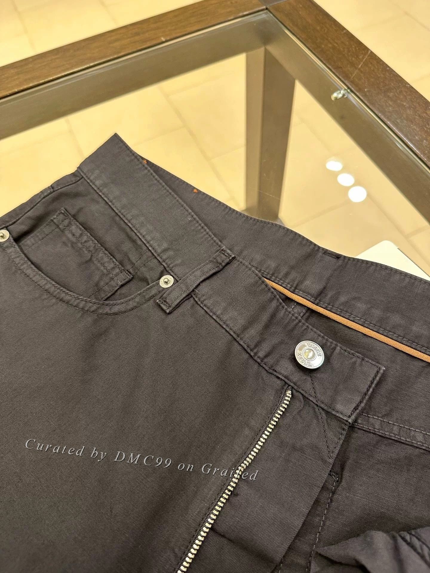 Ermenegildo Zegna Zegna Navy Slim Fit Casual Trousers Size US 32 / EU 48 - 4 Thumbnail