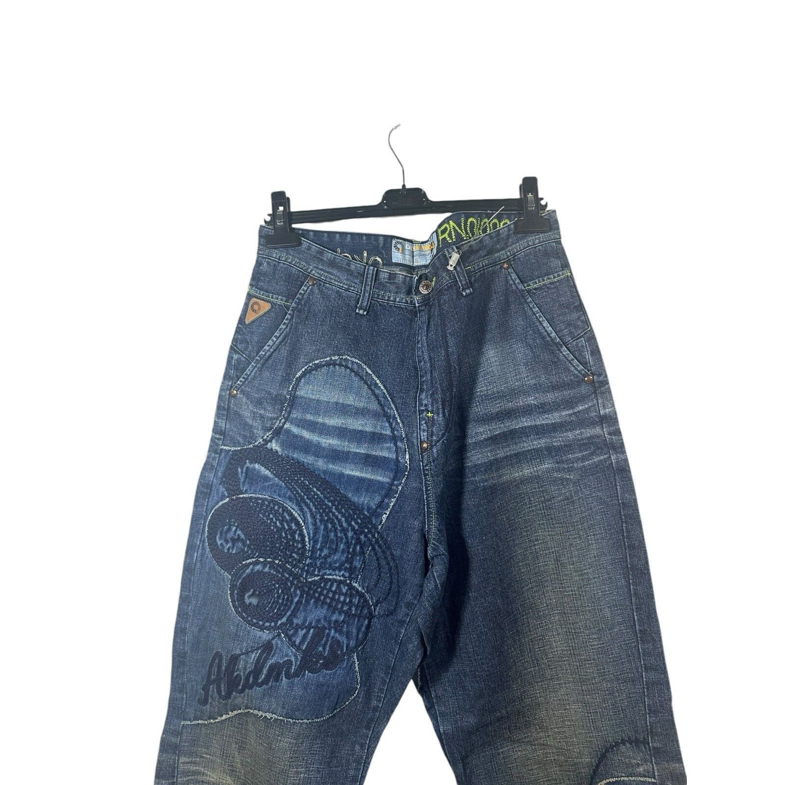 Akademiks Vintage Akademiks Jeans Mens Size 34 Blue Denim Baggy Wide L Size US 34 / EU 50 - 2 Thumbnail