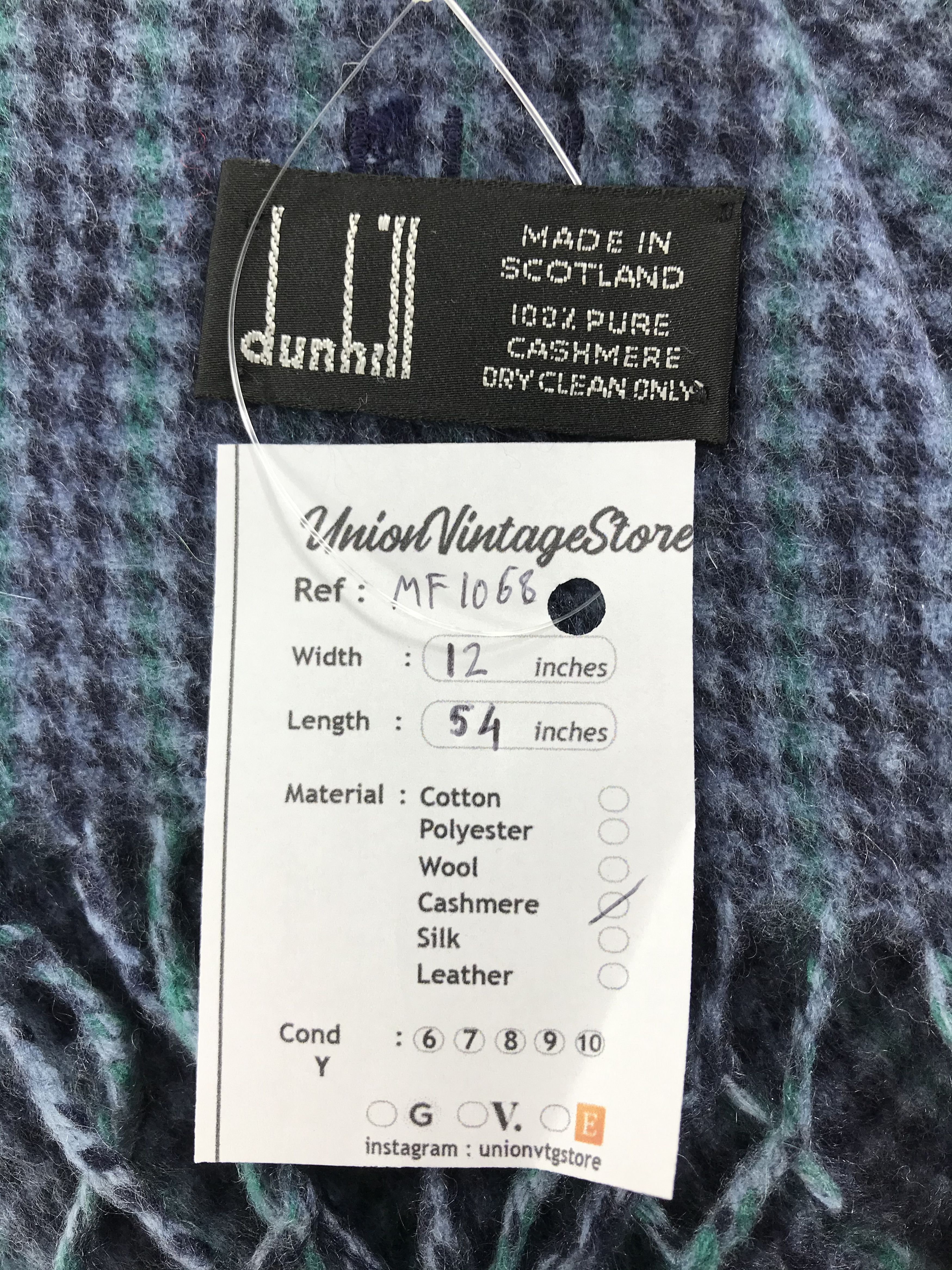 Alfred Dunhill Vintage Dunhill Scarf/Muffler/Neckwear MF1068 Size ONE SIZE - 5 Thumbnail