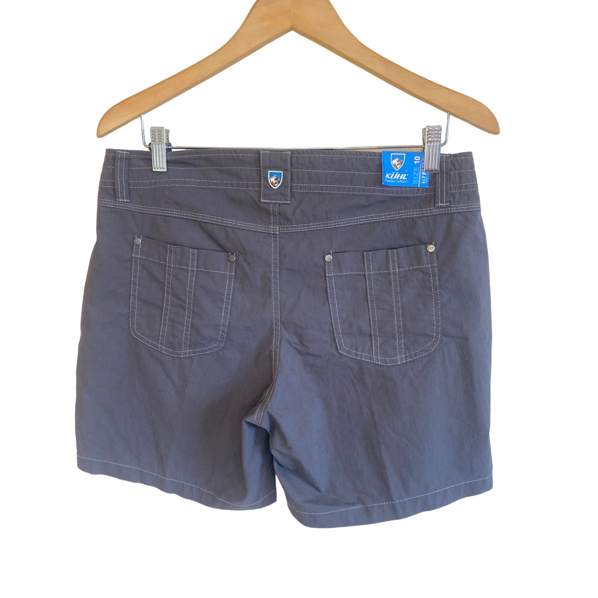 Kuhl NWT Kuhl Women's 10 Splash Shorts 5.5 Shadow Gray MSRP$65 Size 32" / US 10 / IT 46 - 4 Thumbnail