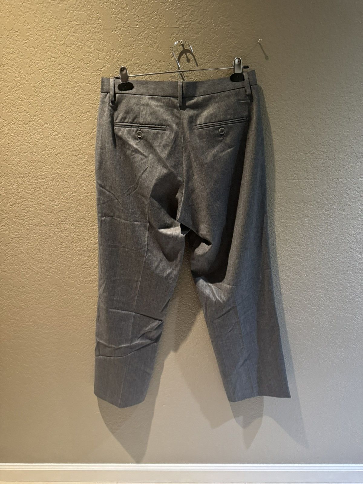 Calvin Klein Calvin Klein Dark Grey Slacks Dress Pants 30 x 30 Button Size US 30 / EU 46 - 5 Thumbnail