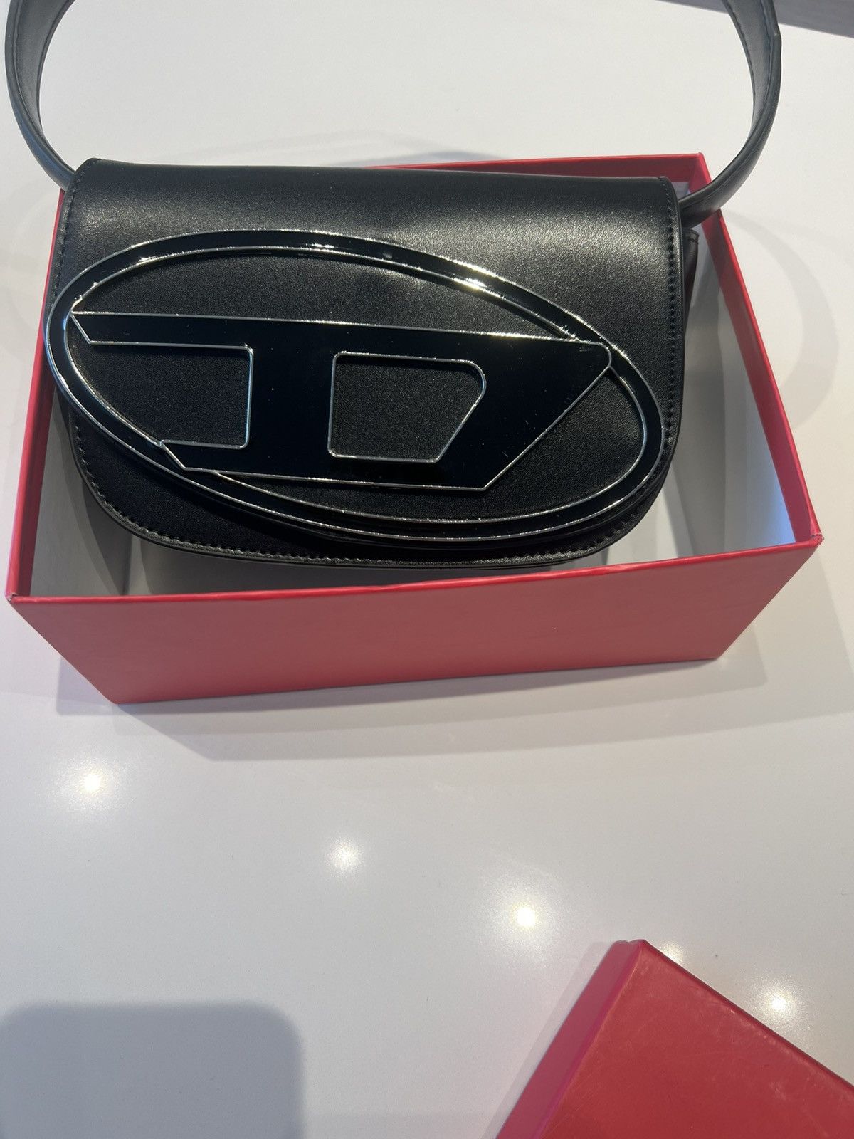 Diesel Diesel 1DR-Iconic shoulder bag in nappa leather Size ONE SIZE - 5 Thumbnail