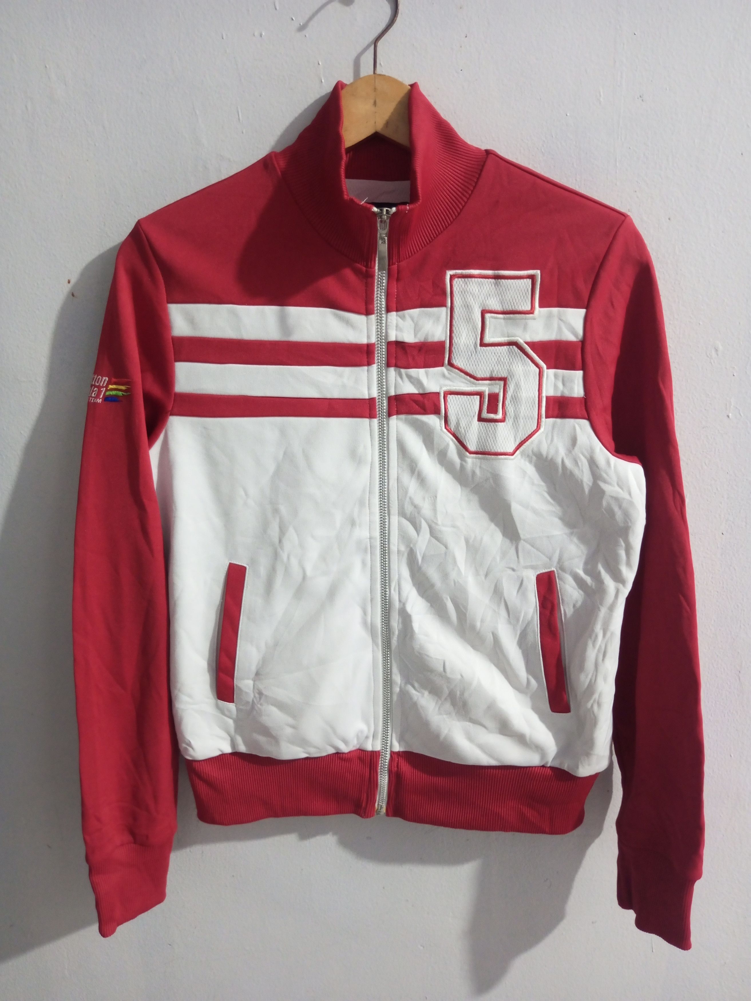 Benetton Vintage Benetton formula 1 racing team track jacket Size US S / EU 44-46 / 1 - 1 Thumbnail