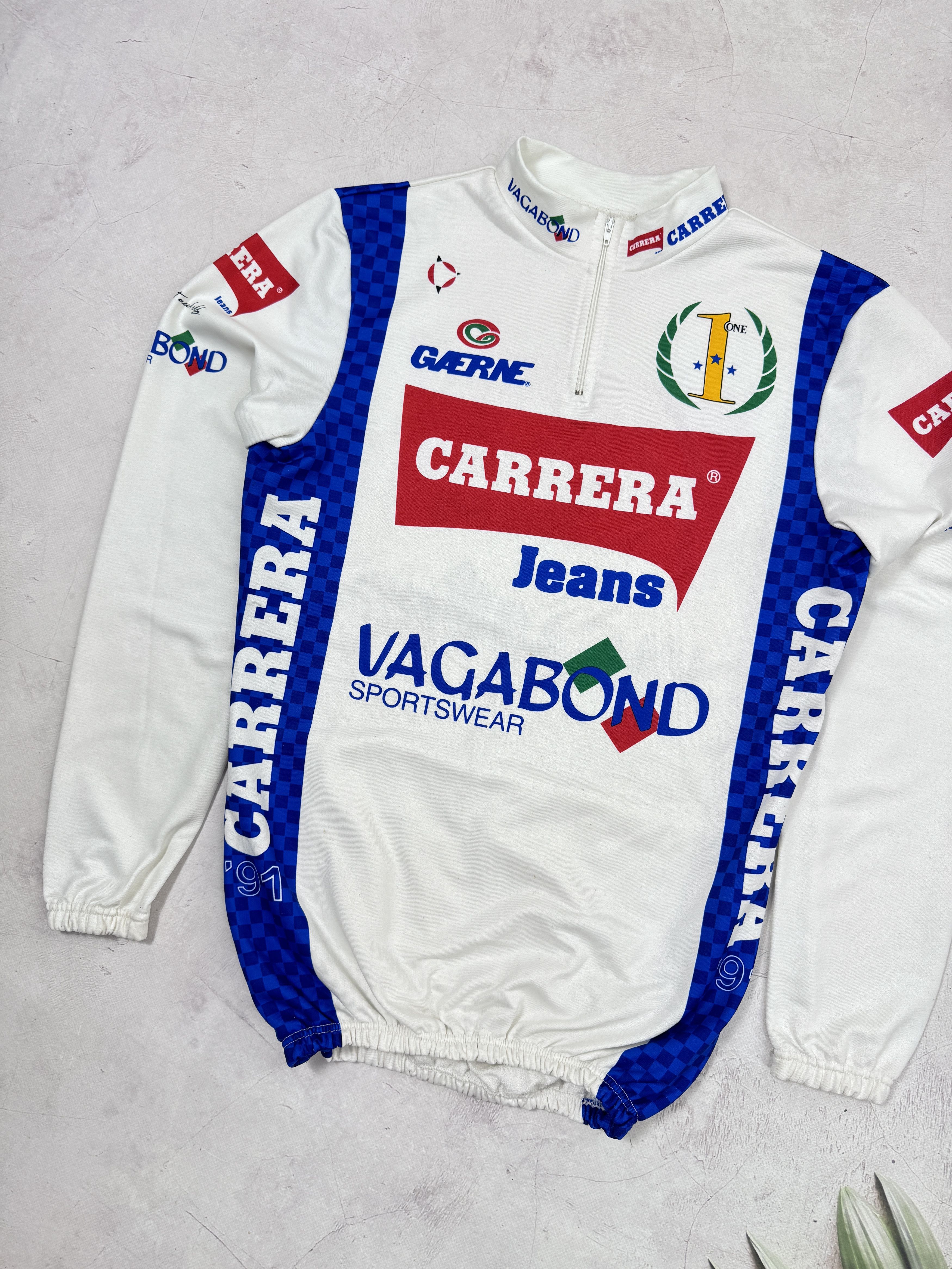 Vintage Vintage 1991 Carrera Vagabond Cycling Jersey Size US M / EU 48-50 / 2 - 2 Thumbnail