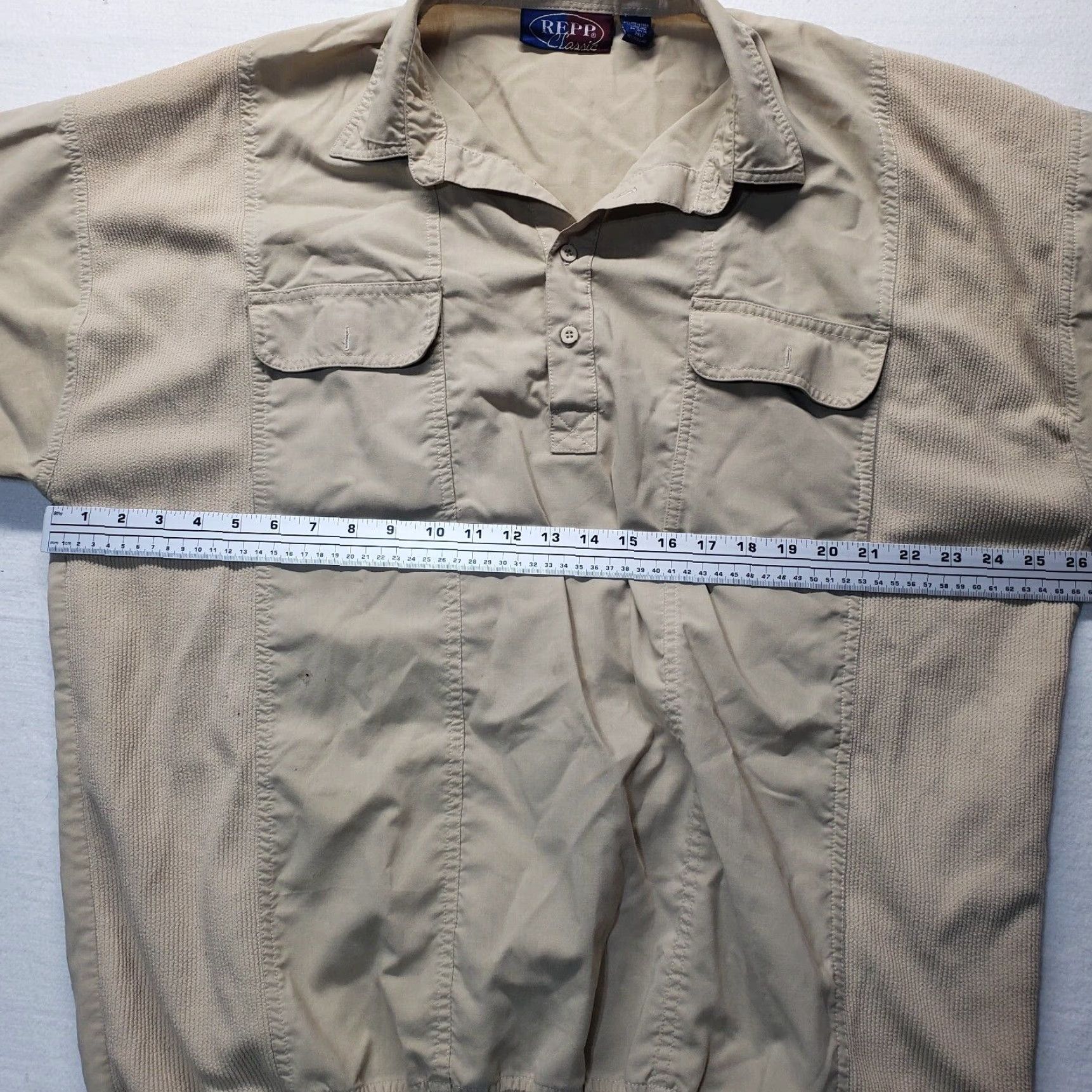 Vintage VINTAGE Repp Classic Sweater Adult Mens 3XLT Brown Tan Pullover Pockets Classic Size US XXL / EU 58 / 5 - 4 Thumbnail