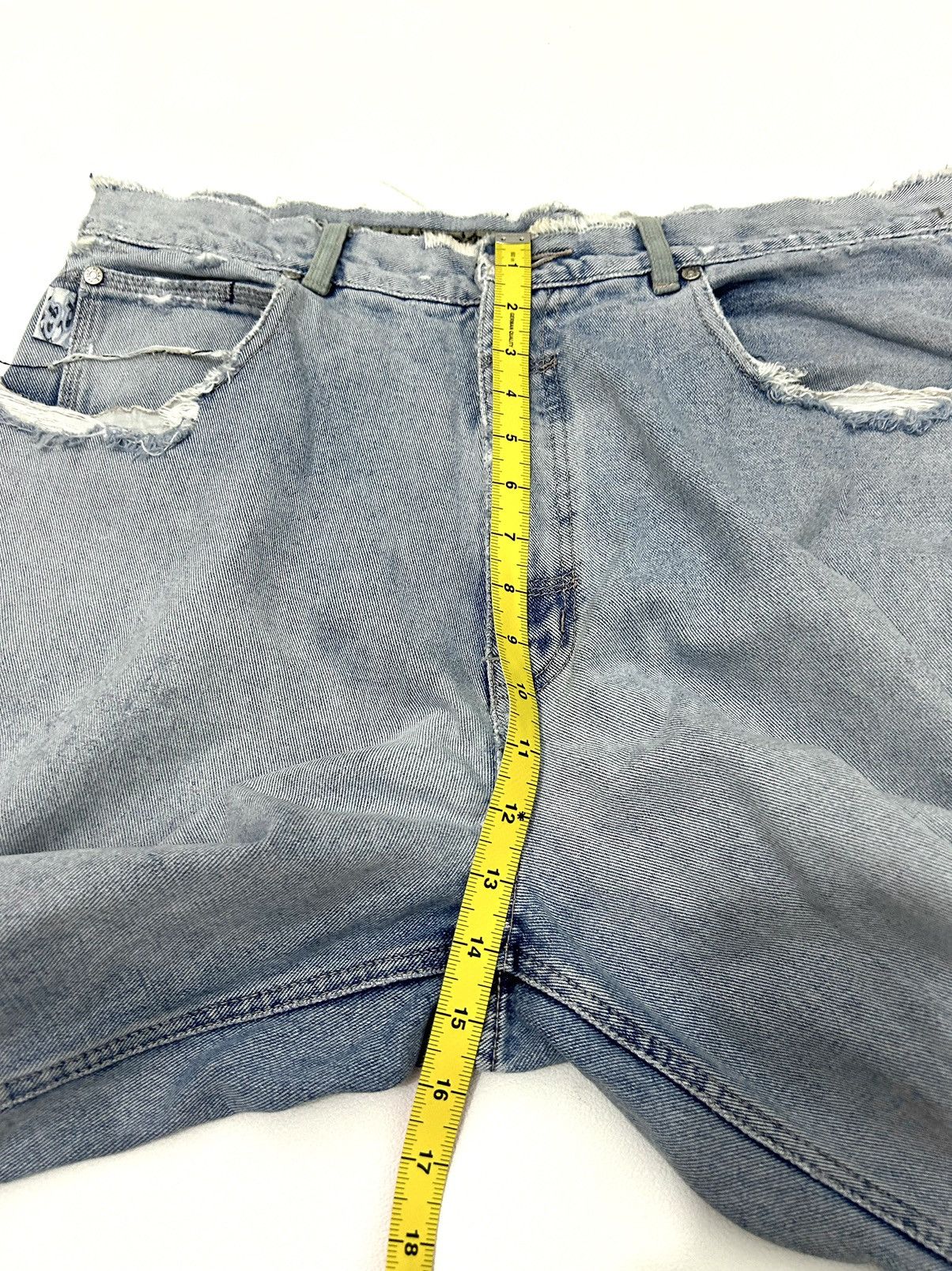 Marc Buchanan × Pelle Pelle Pele Pele Marc Buchanan Distressed Beggy Jeans Size US 36 / EU 52 - 18 Thumbnail