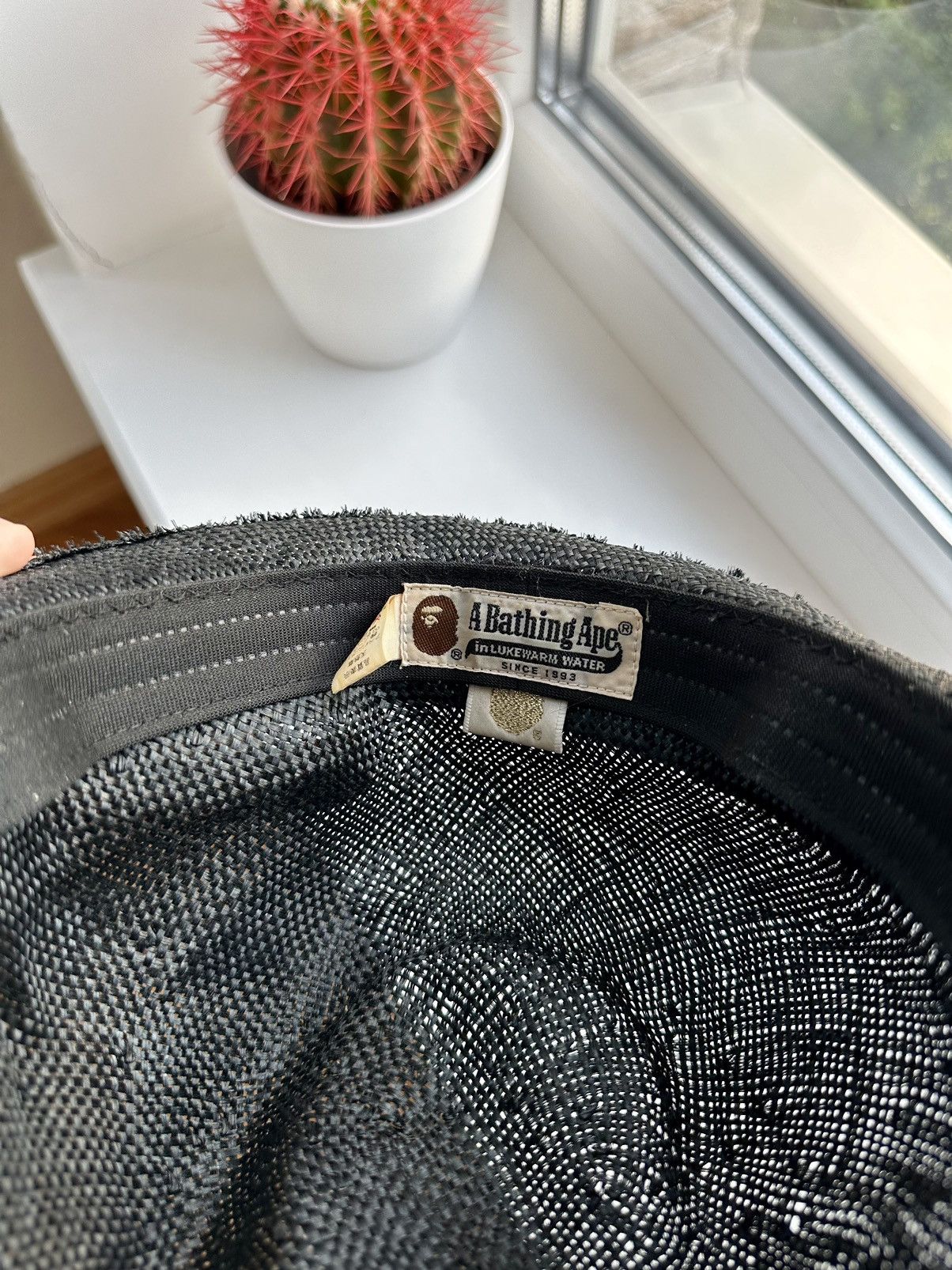 🇯🇵 Rare Vintage A bathing Ape Straw Hat Made In Japan
