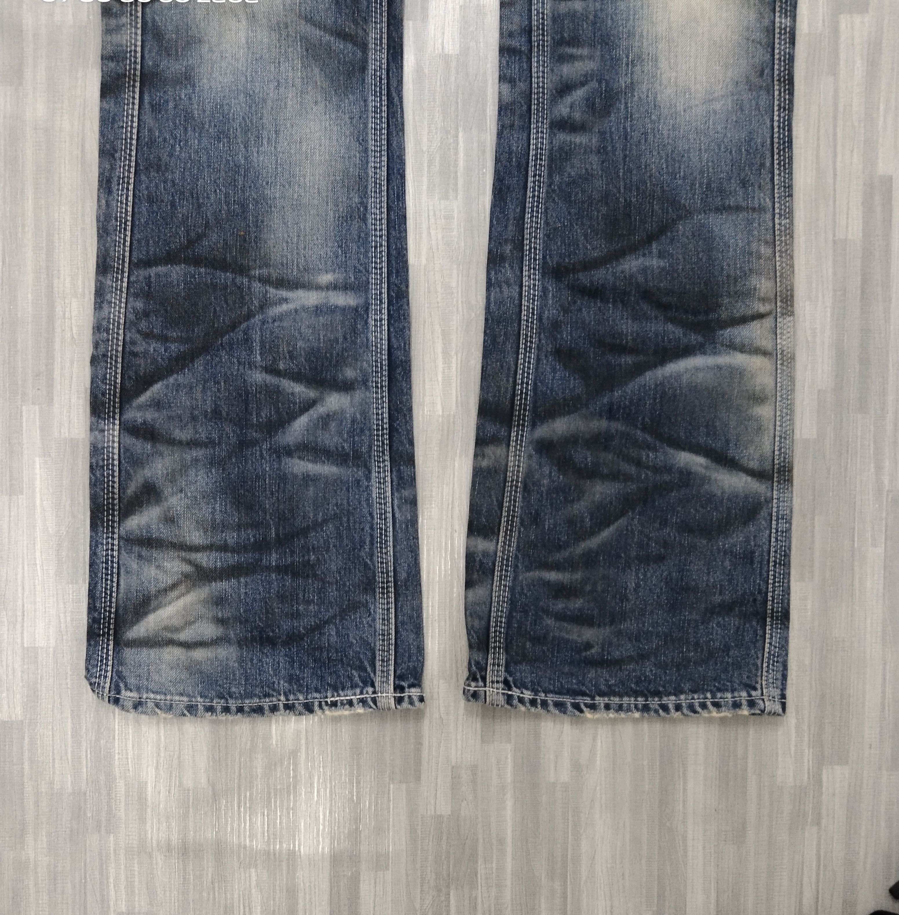 Japanese Brand FLARE SICK BLUEWAY COMPANY DENIM PANTS Size US 28 / EU 44 - 6 Thumbnail