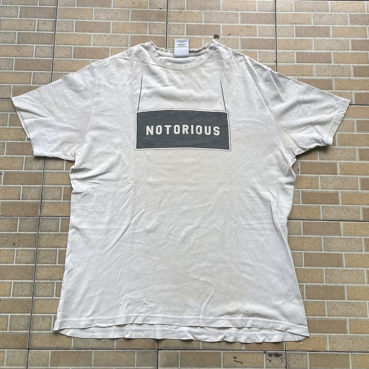 Swagger Swagger “NOTORIOUS” Distress Shirt Vintage Size US L / EU 52-54 / 3 - 1 Thumbnail