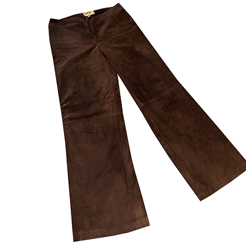 Leather Chocolate leather pants Size 27" / US 4 / IT 40 - 2 Thumbnail