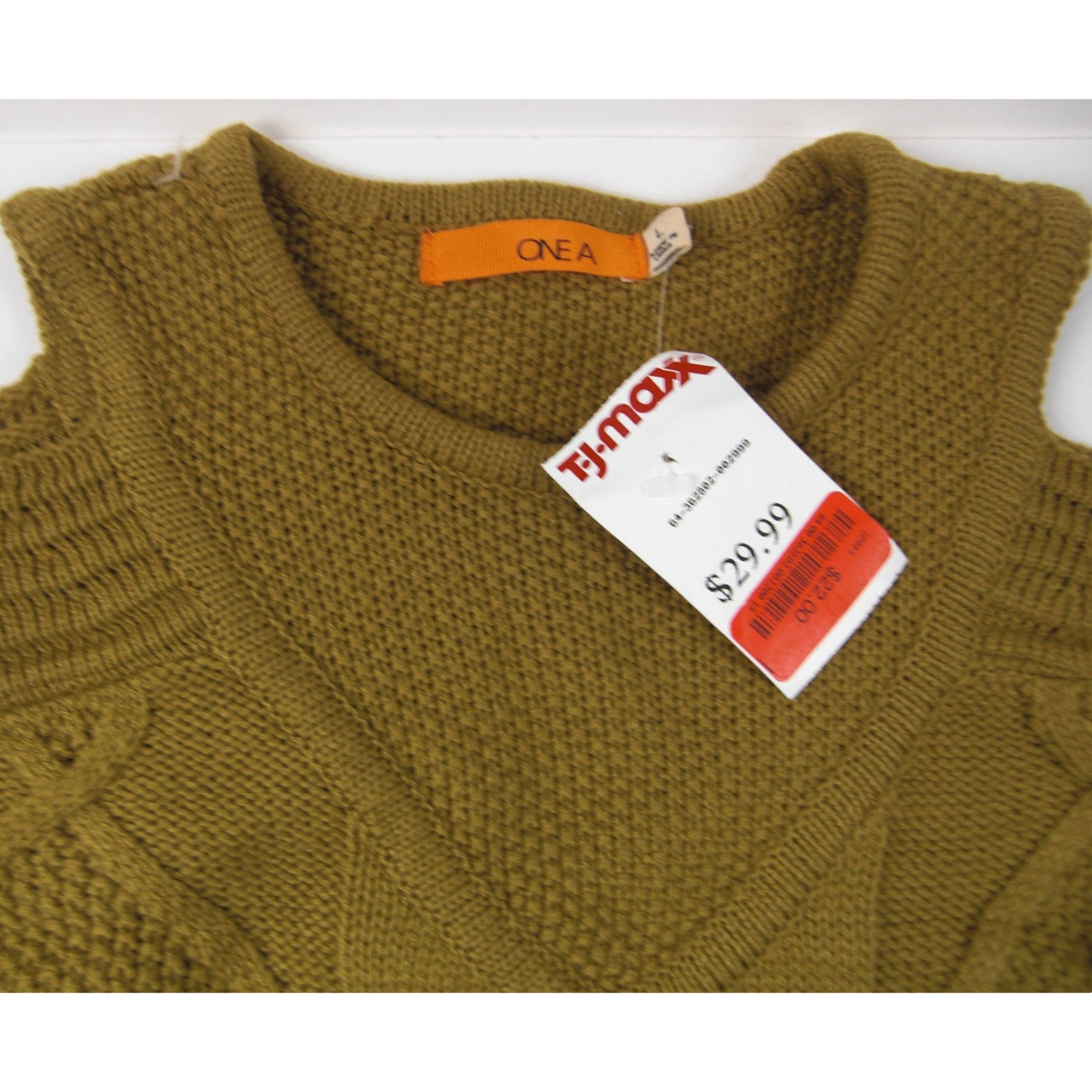 Other ONE OF A KIND 100% Acrylic Women's Brown SWEATER SZ LARGE N Size L / US 10 / IT 46 - 2 Thumbnail