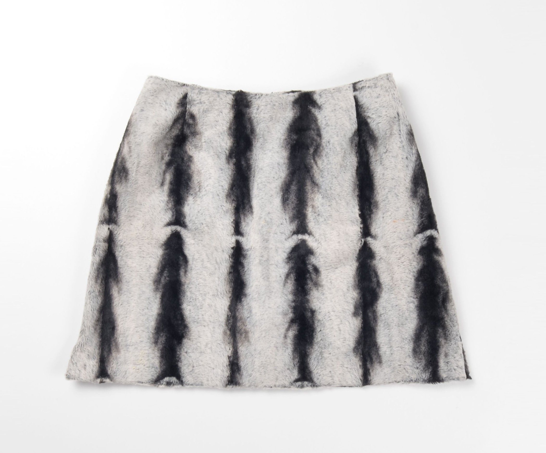 Other Vintage Kookai Paris Y2K Glam Faux Fur Mini Skirt Size 27" / US 4 / IT 40 - 3 Thumbnail