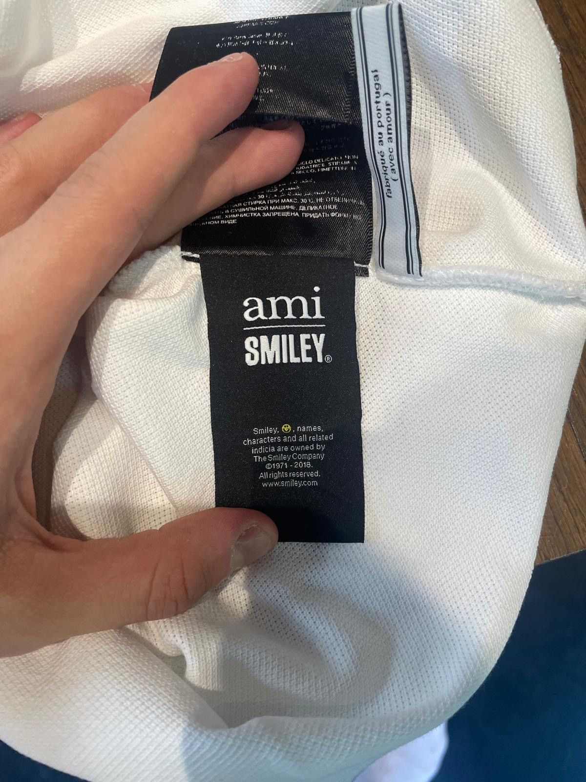 AMI White Ami polo Size US S / EU 44-46 / 1 - 6 Thumbnail