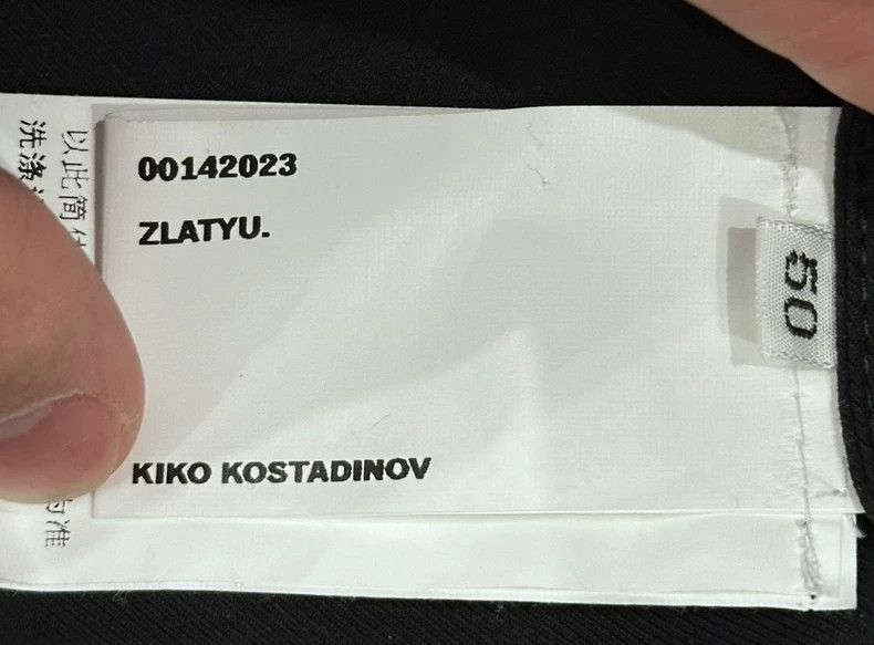 Kiko Kostadinov Kiko Kostadinov 23ss 23 Spring/Summer 00142023 Men's Fringe Size US L / EU 52-54 / 3 - 9 Thumbnail