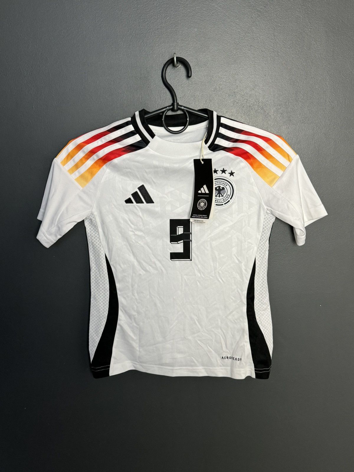 Adidas KIDS New Germany 24/25 Home Fullkrug Football Jersey T-Shirt Size US XS / EU 42 / 0 - 2 Thumbnail