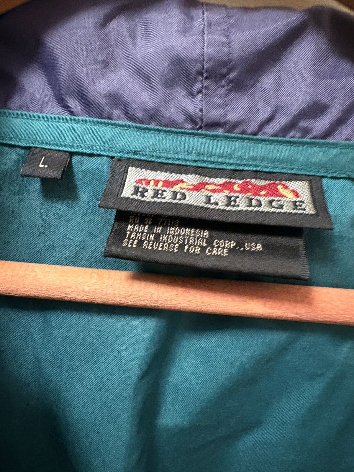 Other Nylon Teal Windbreaker Size US L / EU 52-54 / 3 - 3 Thumbnail