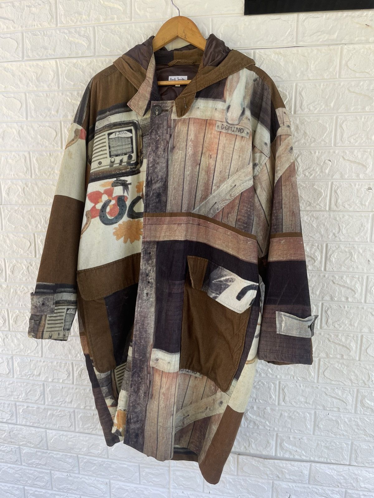Japanese Brand × Paul Smith × Vintage Paul Smith 90s🔥Patchwork Over Print Jacket Size US M / EU 48-50 / 2 - 5 Thumbnail