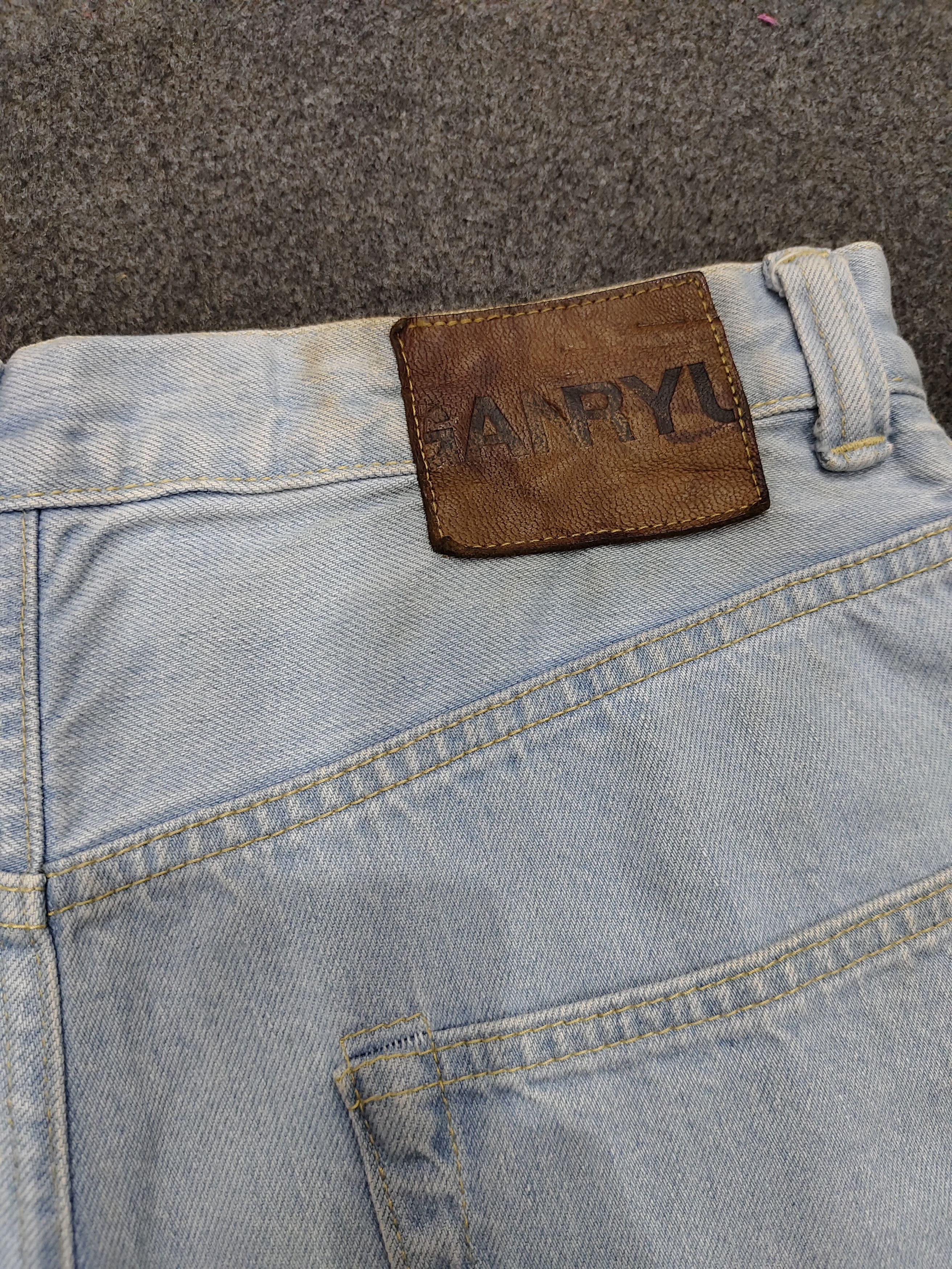 Comme des Garcons 🇯🇵 Ganryu 🇯🇵 Comme Des Garcons Drop Crotch Cropped Jeans Size US 30 / EU 46 - 6 Thumbnail