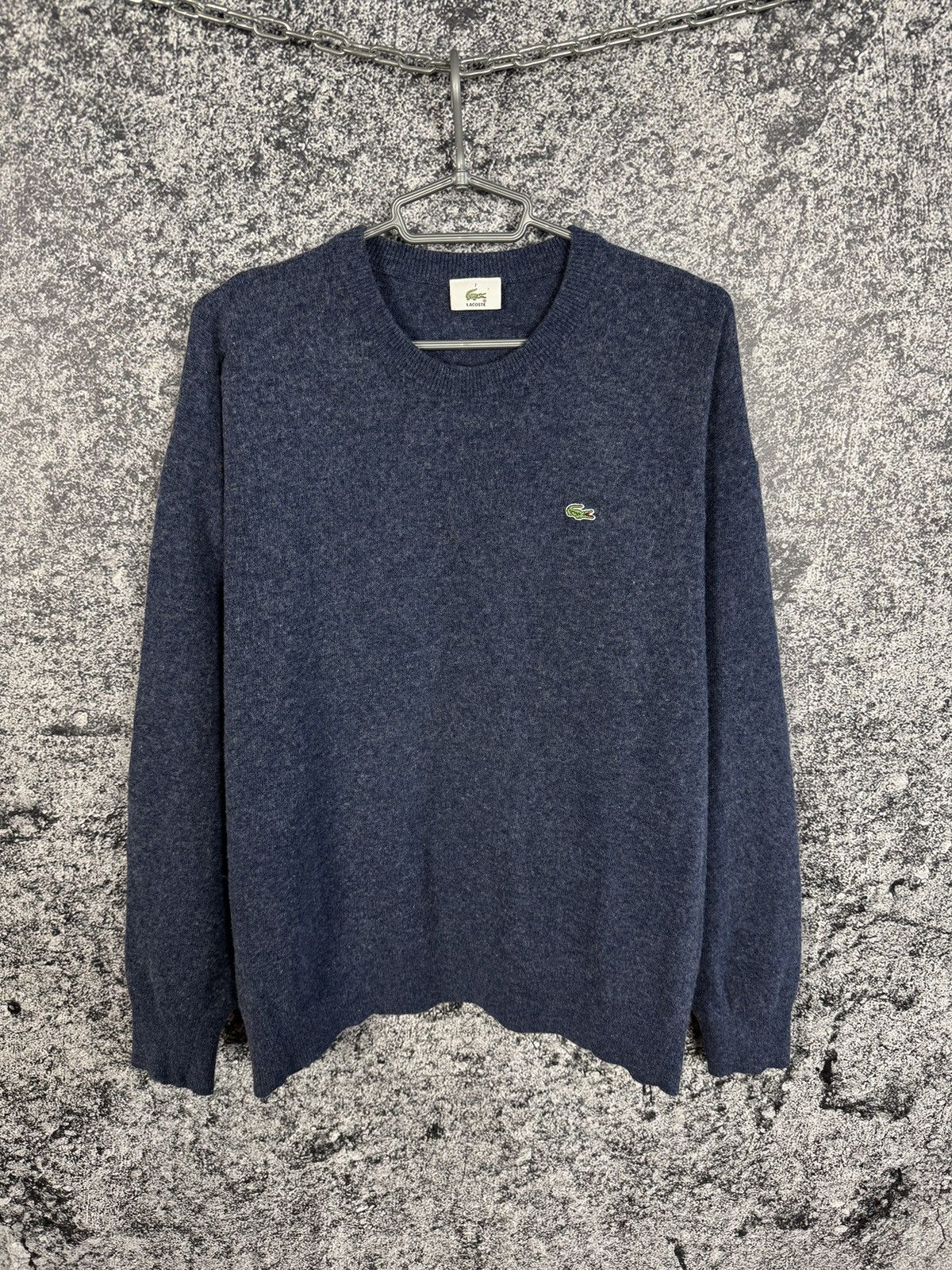 Lacoste Men’s Lacoste Vintage Wool Sweater Pullover Size 7 (XXL) Size US XXL / EU 58 / 5 - 1 Thumbnail