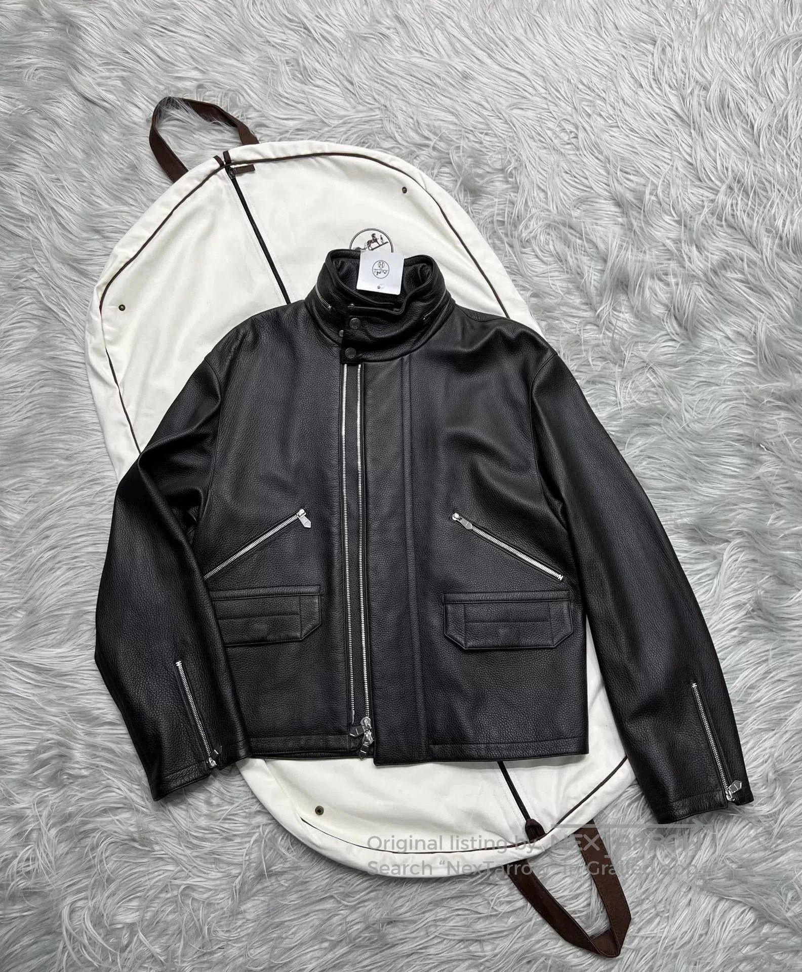 Hermes Hermes Poster Hunting Leather Jacket. Size US M / EU 48-50 / 2 - 2 Thumbnail