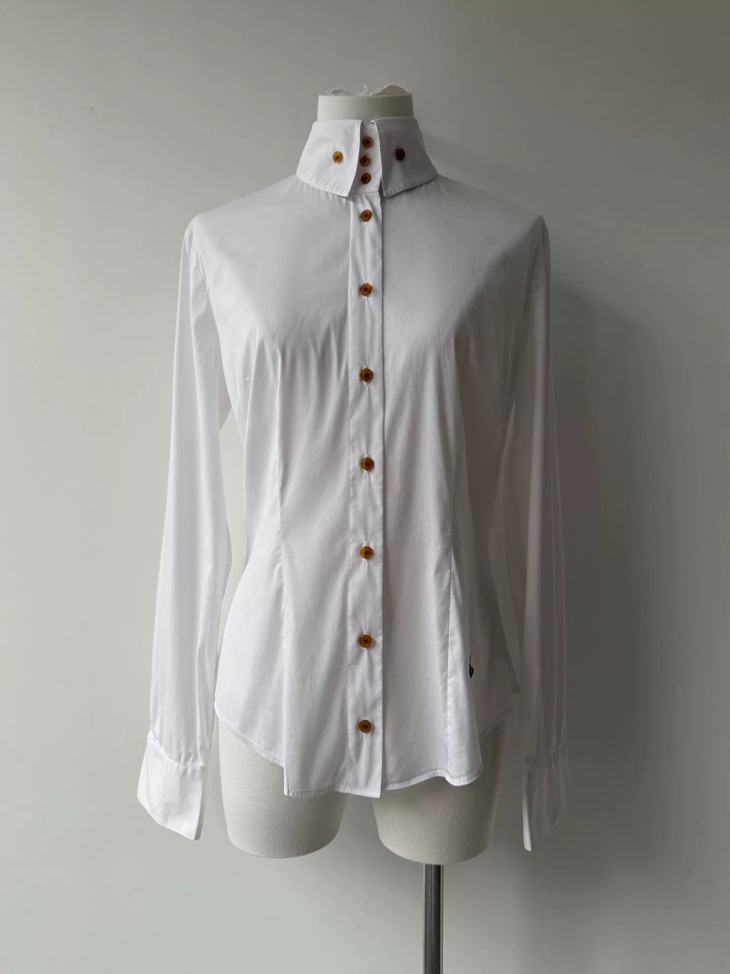 vivienne westwood white button-up shirt