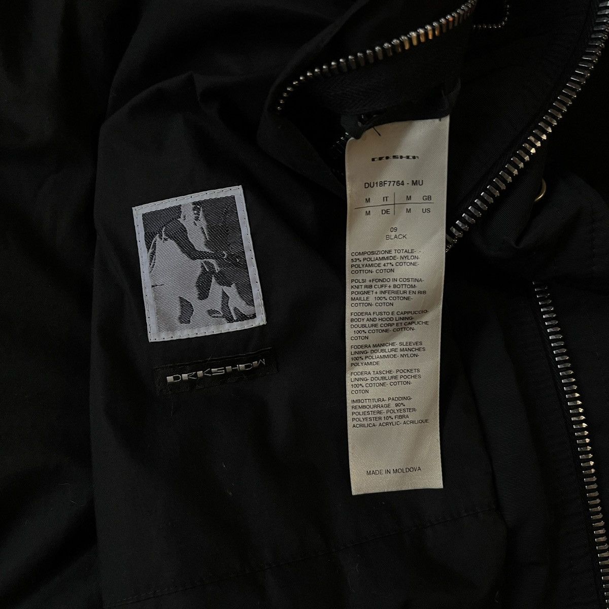 Rick Owens Drkshdw Rick Owens DRKSHDW Hooded Flight Bomber Jacket Size US M / EU 48-50 / 2 - 14 Thumbnail