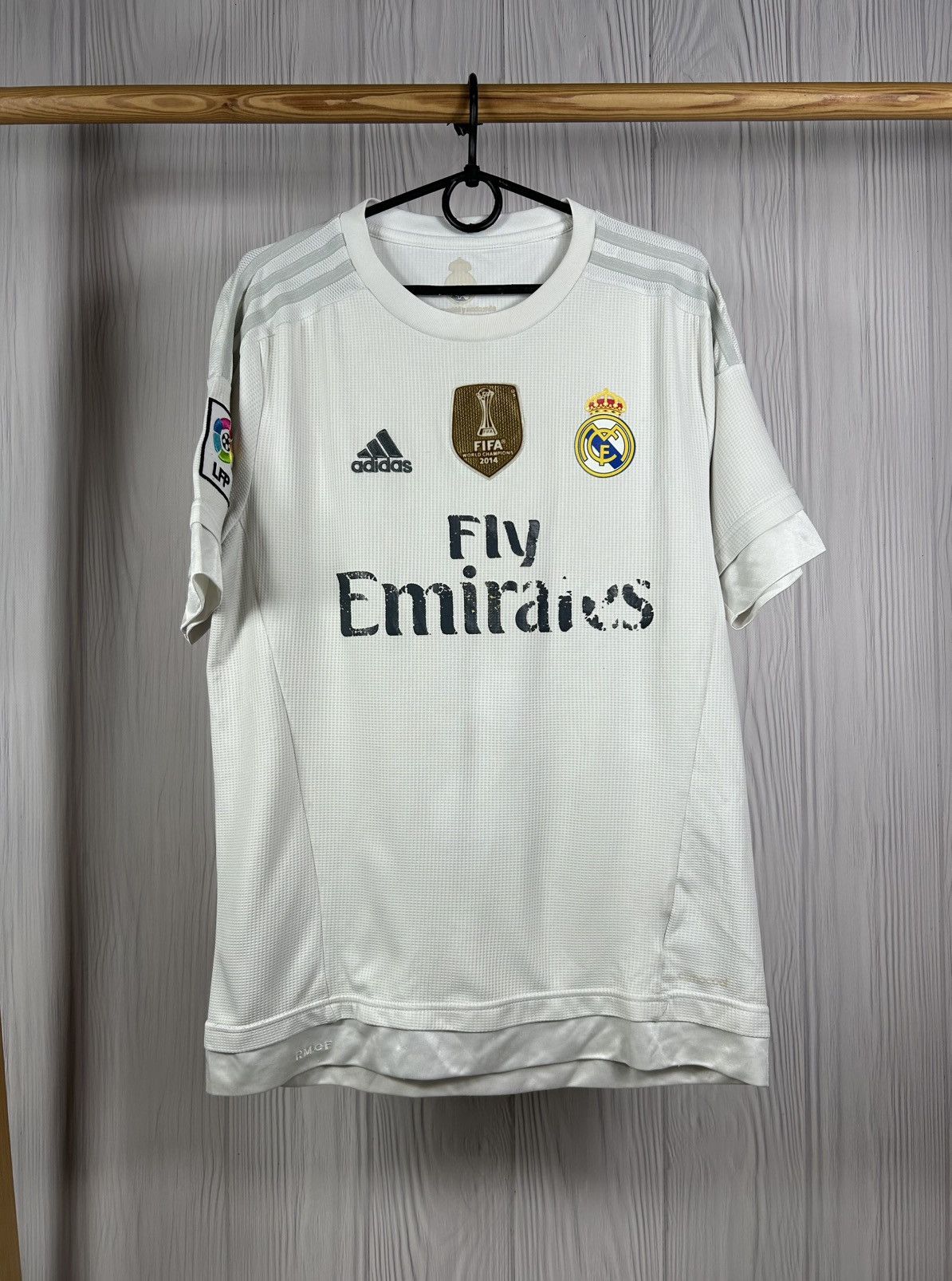 Adidas Real Madrid 2015/16 Home Football Jersey Size Adidas FIFA Size US L / EU 52-54 / 3 - 1 Thumbnail