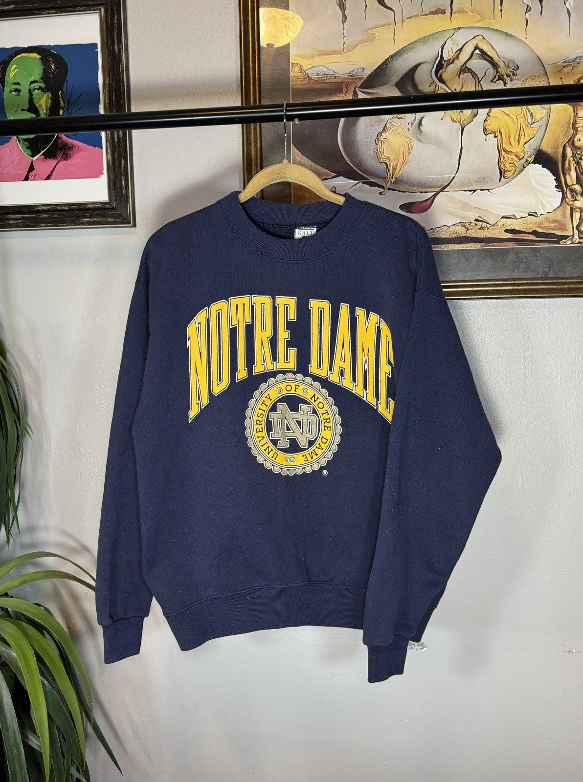 NCAA × Vintage Vintage Notre Dame Sweatshirt Size US L / EU 52-54 / 3 - 1 Thumbnail