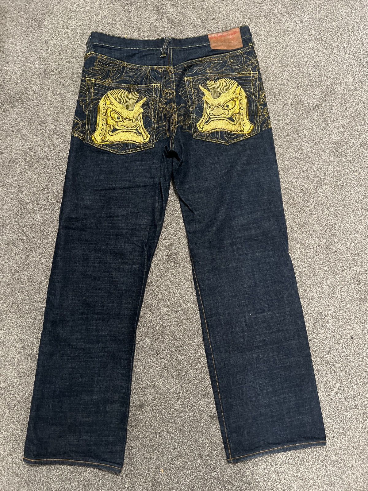 Rangy Mountain Company Embroidered Denim Jeans Size 34